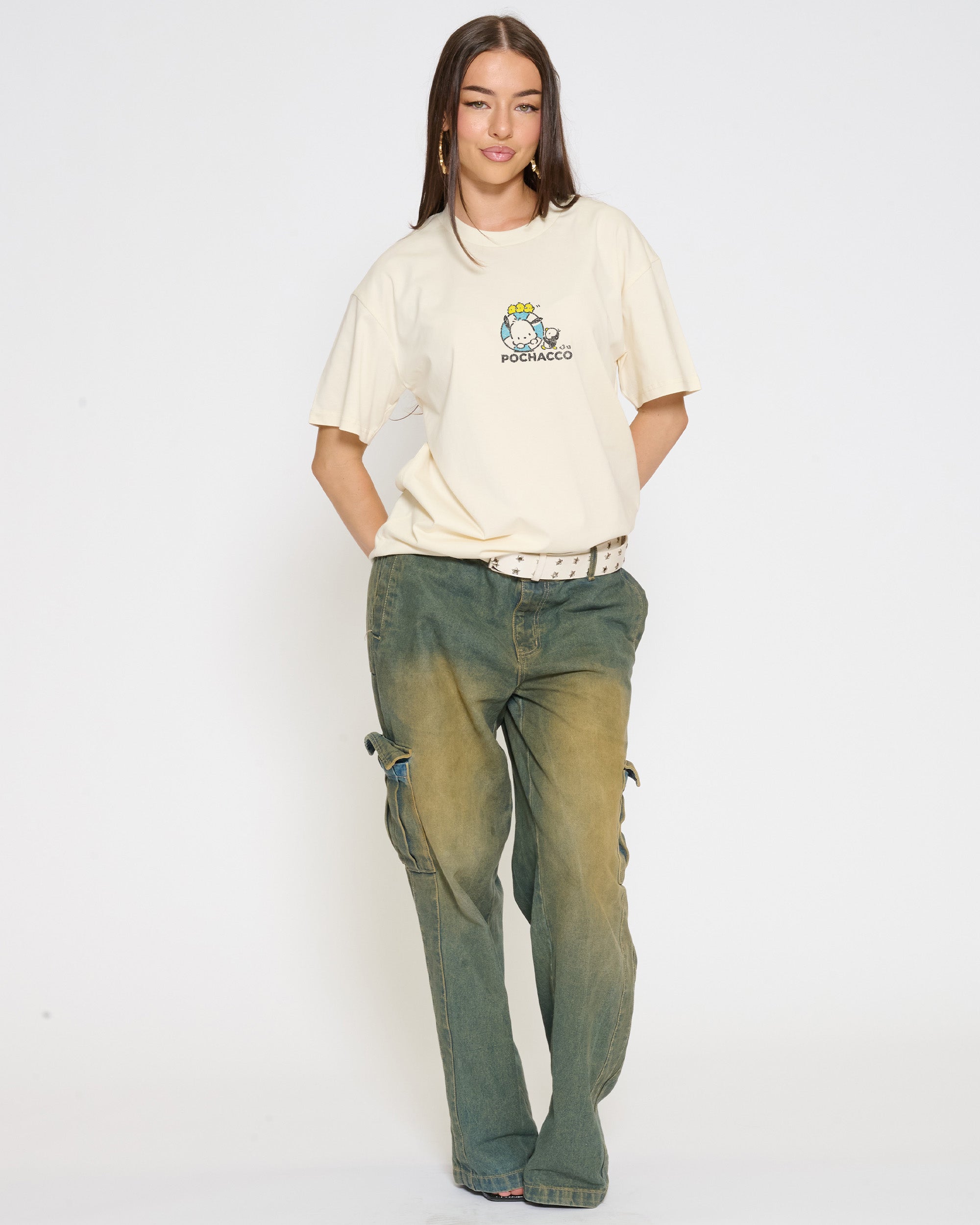 Pochacco Summer Stroll T-Shirt Official Hello Kitty and Friends collab Threadheads