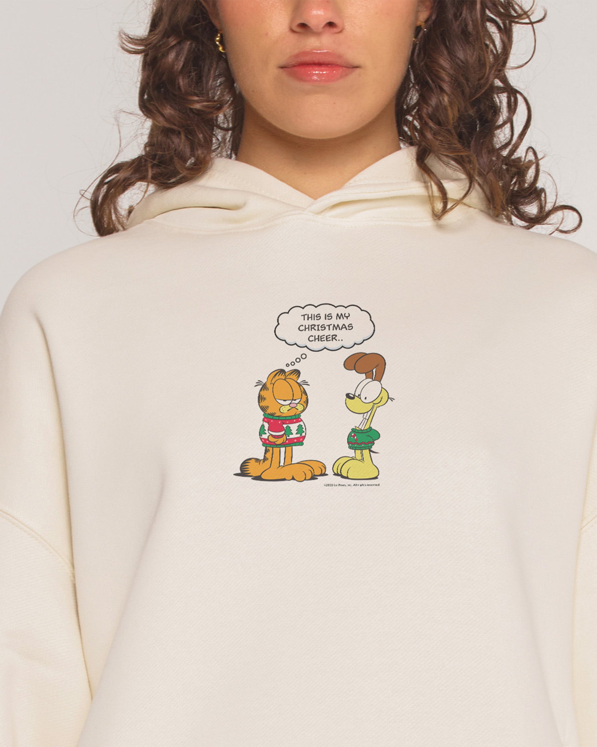 Xmas Cheer Natural Hoodie