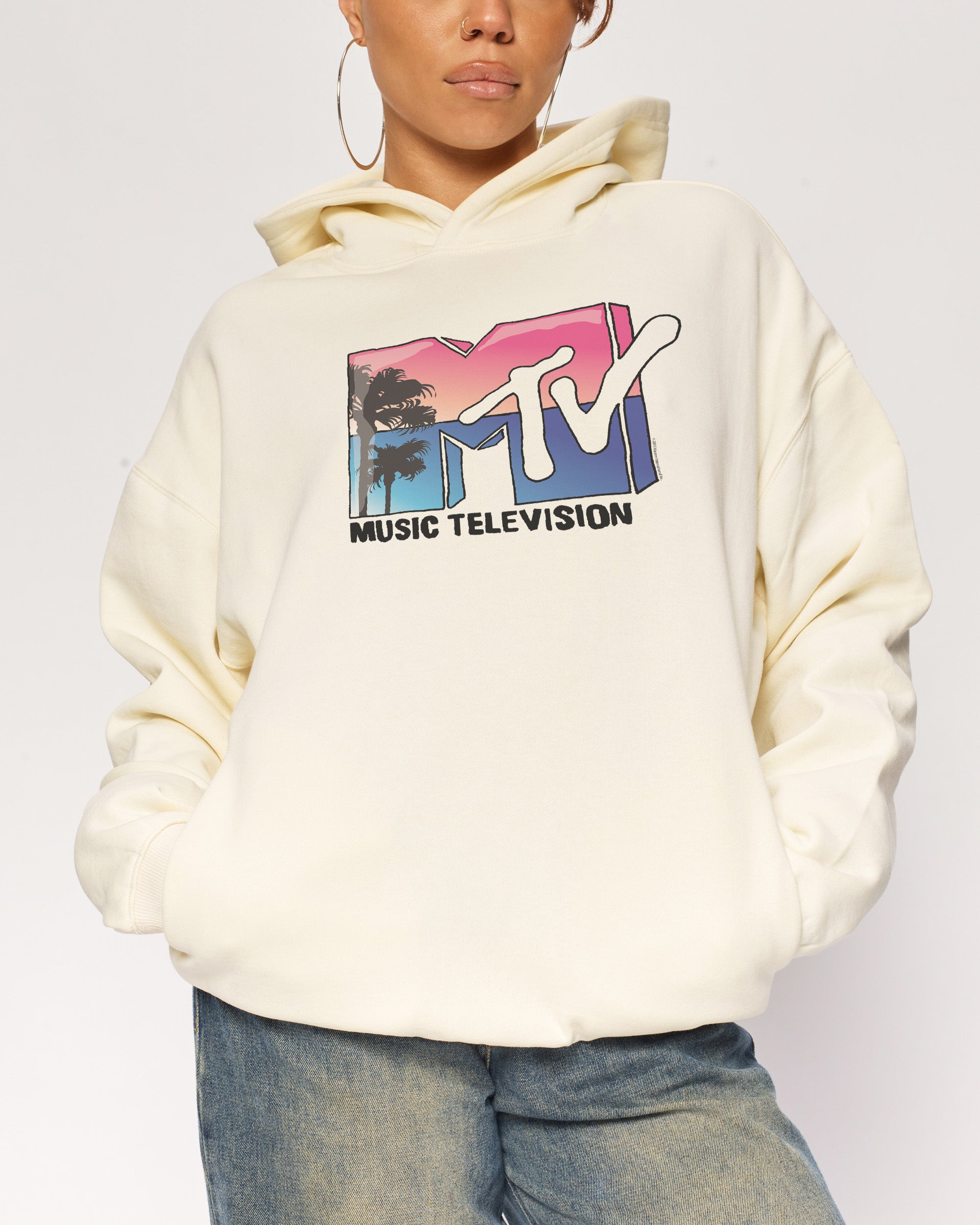 Palm Springs MTV Logo Hoodie | Official MTV collab
