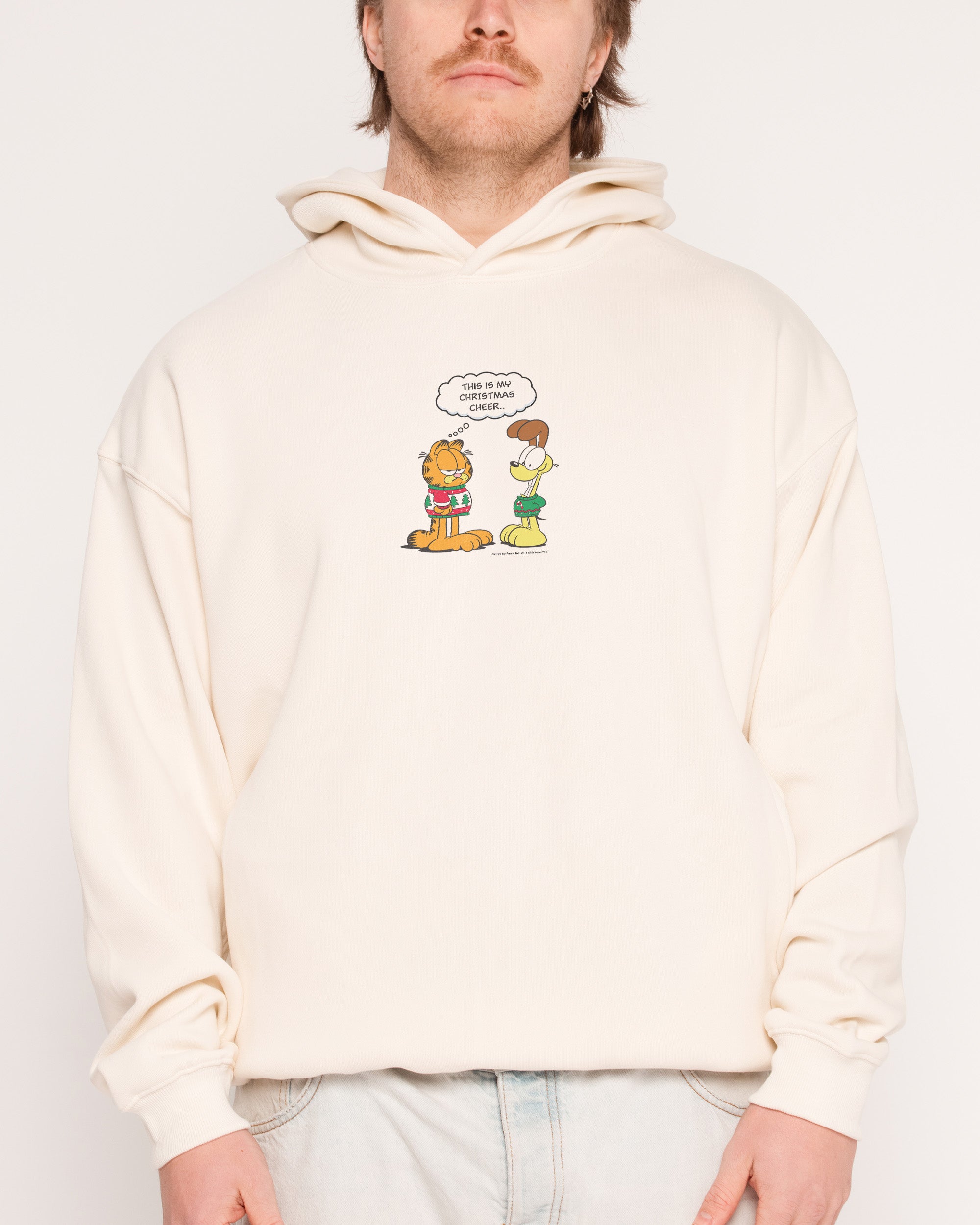 Xmas Cheer Natural Hoodie