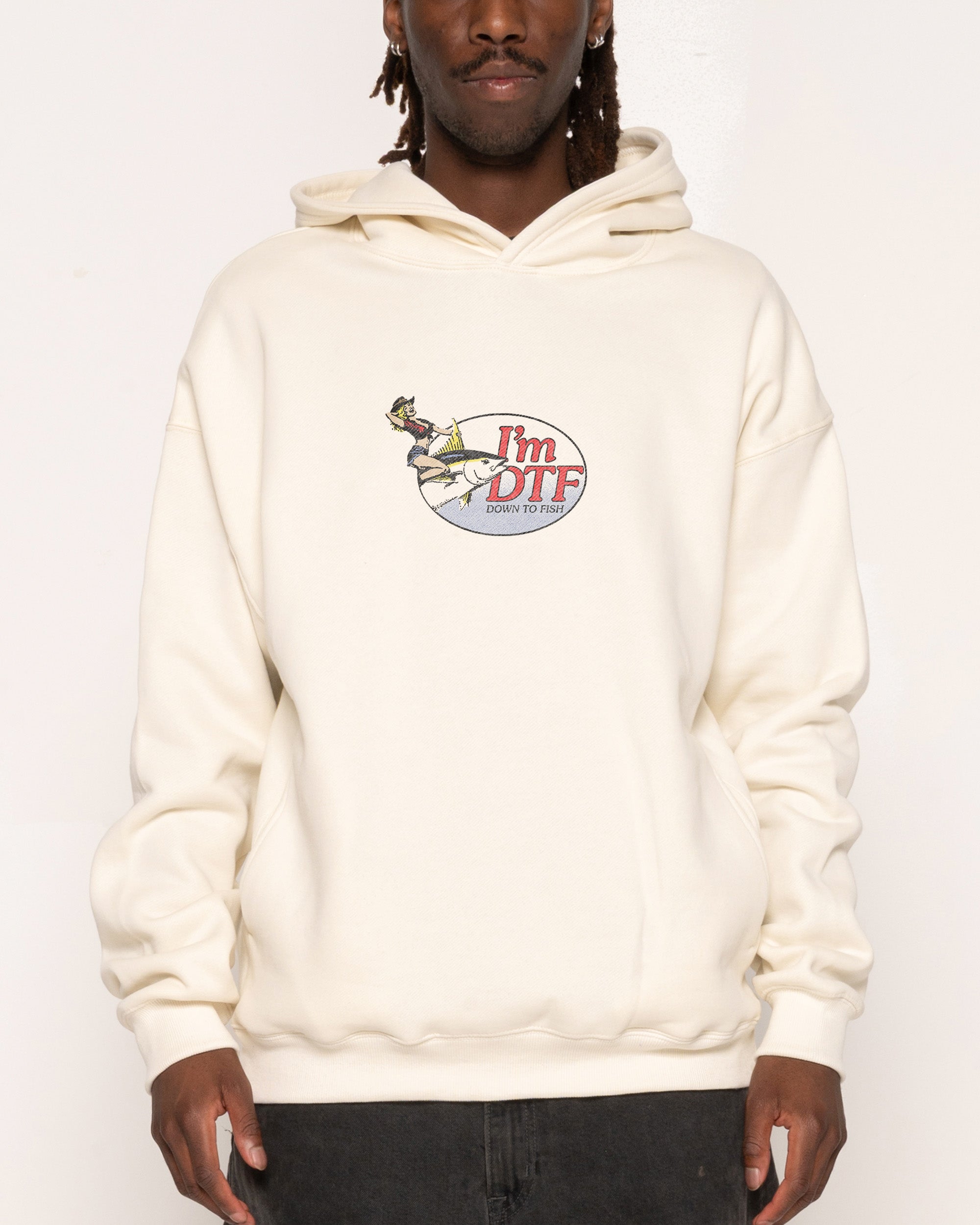 I'm DTF! Natural Hoodie