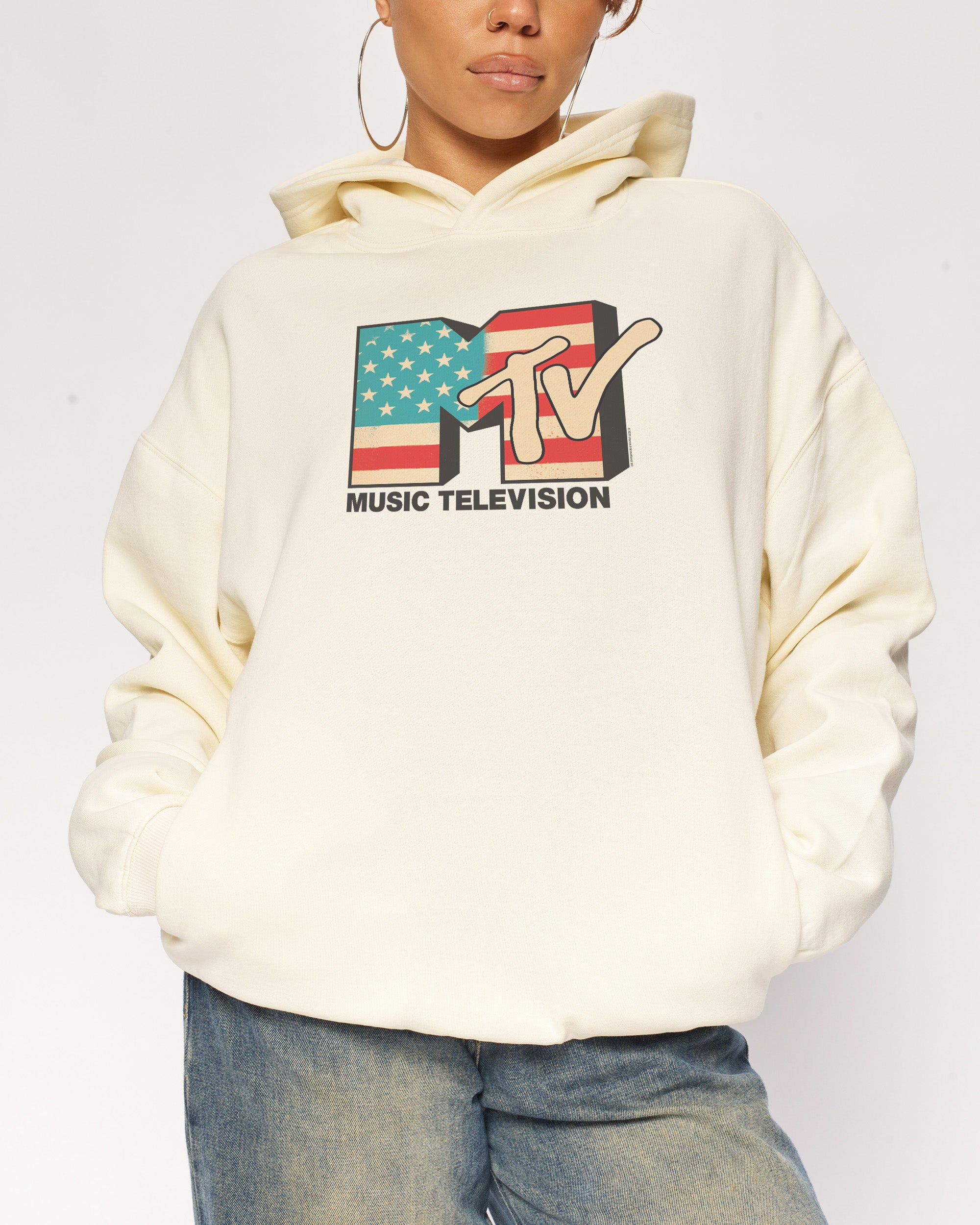 USA MTV Logo Hoodie | Official MTV collab
