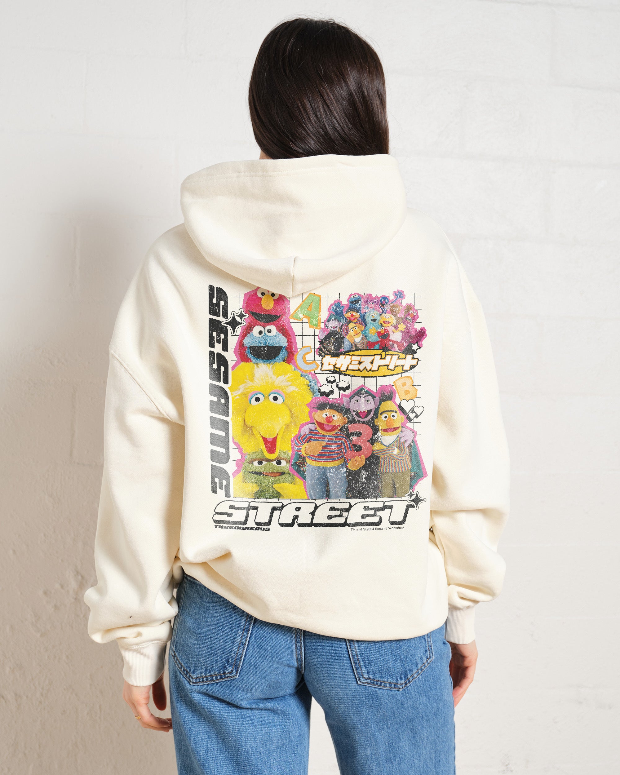 Y2K Sesame Street Hoodie Australia Online Threadheads