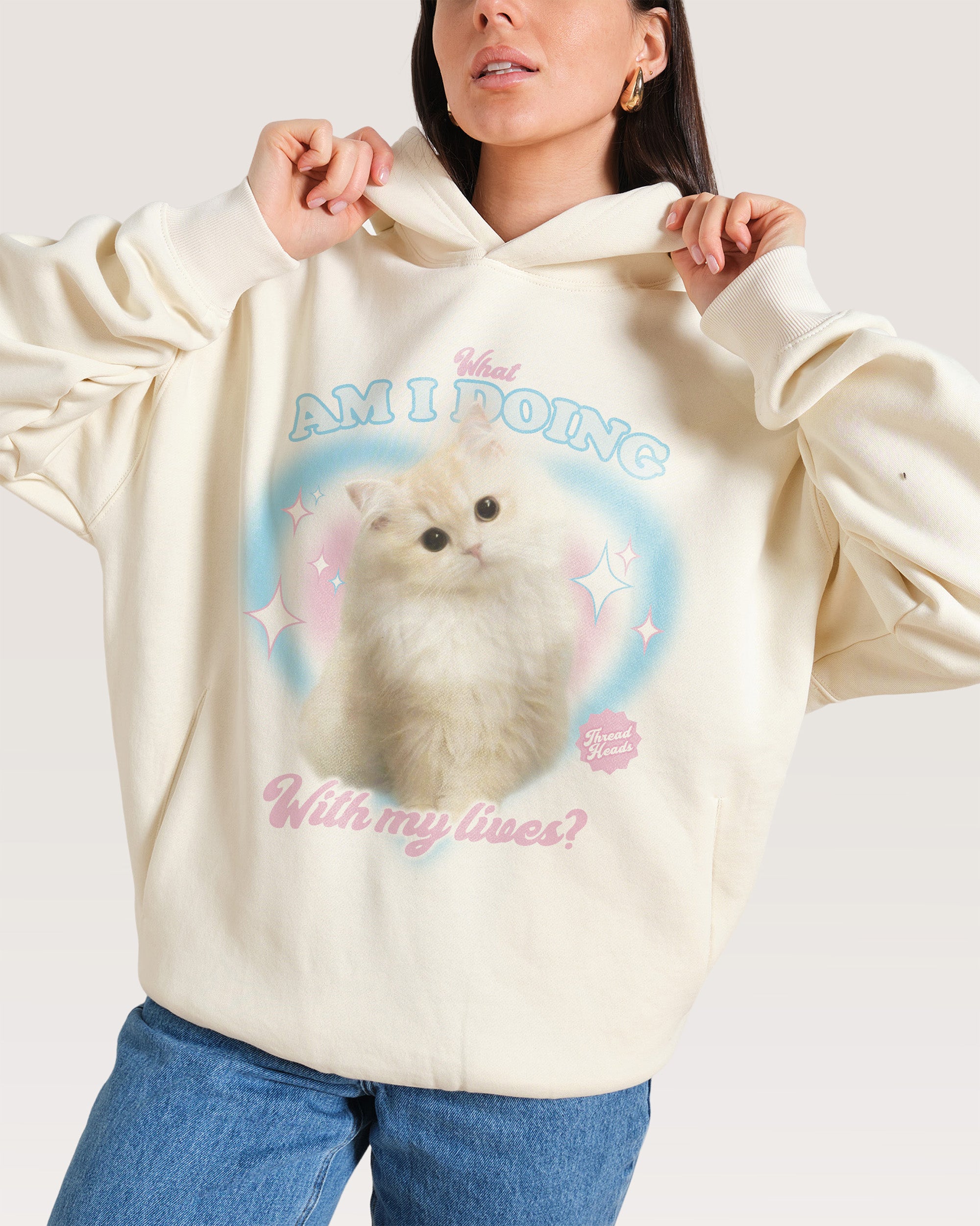 What Am I Doing With My Lives? Hoodie Australia Threadheads Online