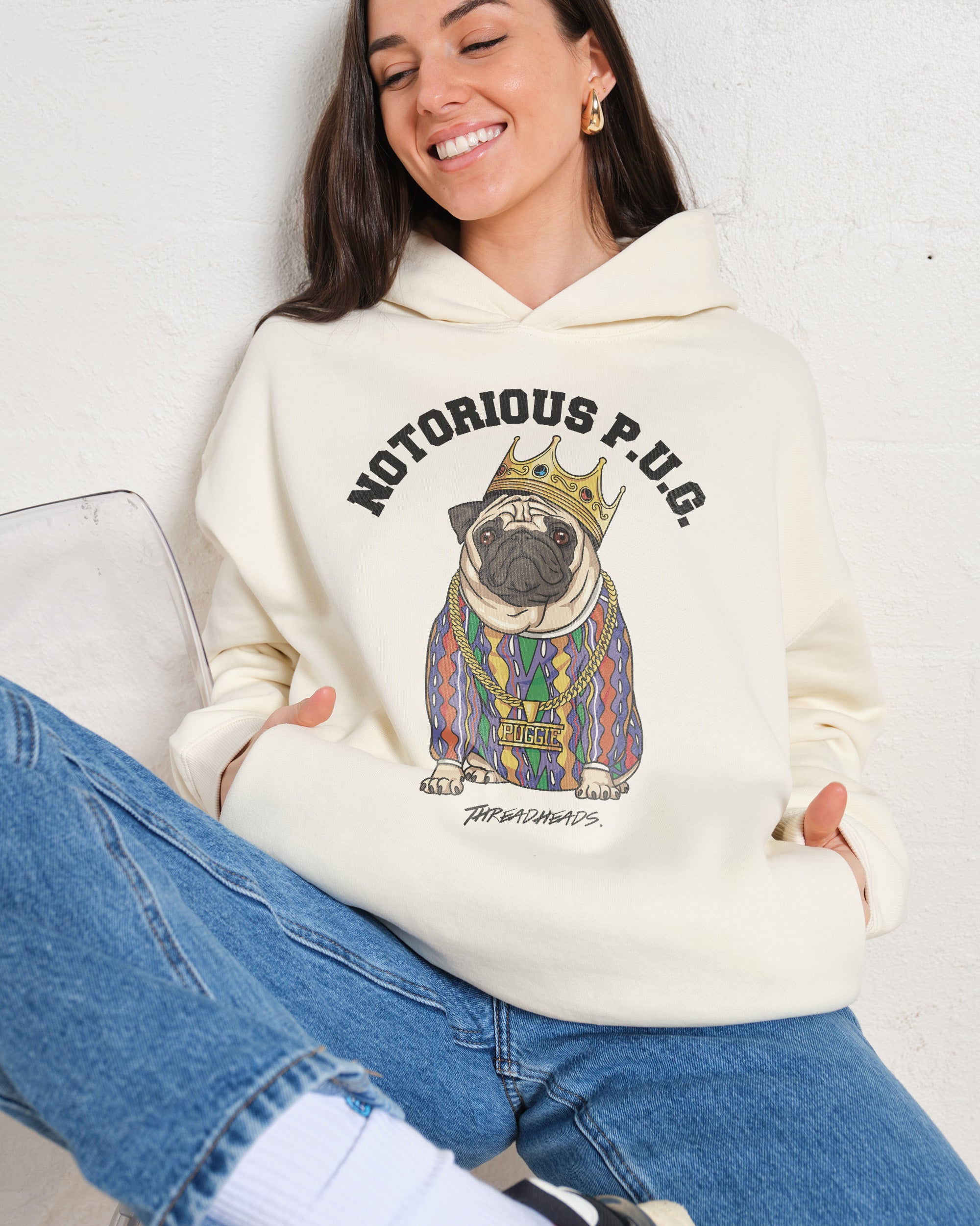 Notorious PUG Hoodie Black XS