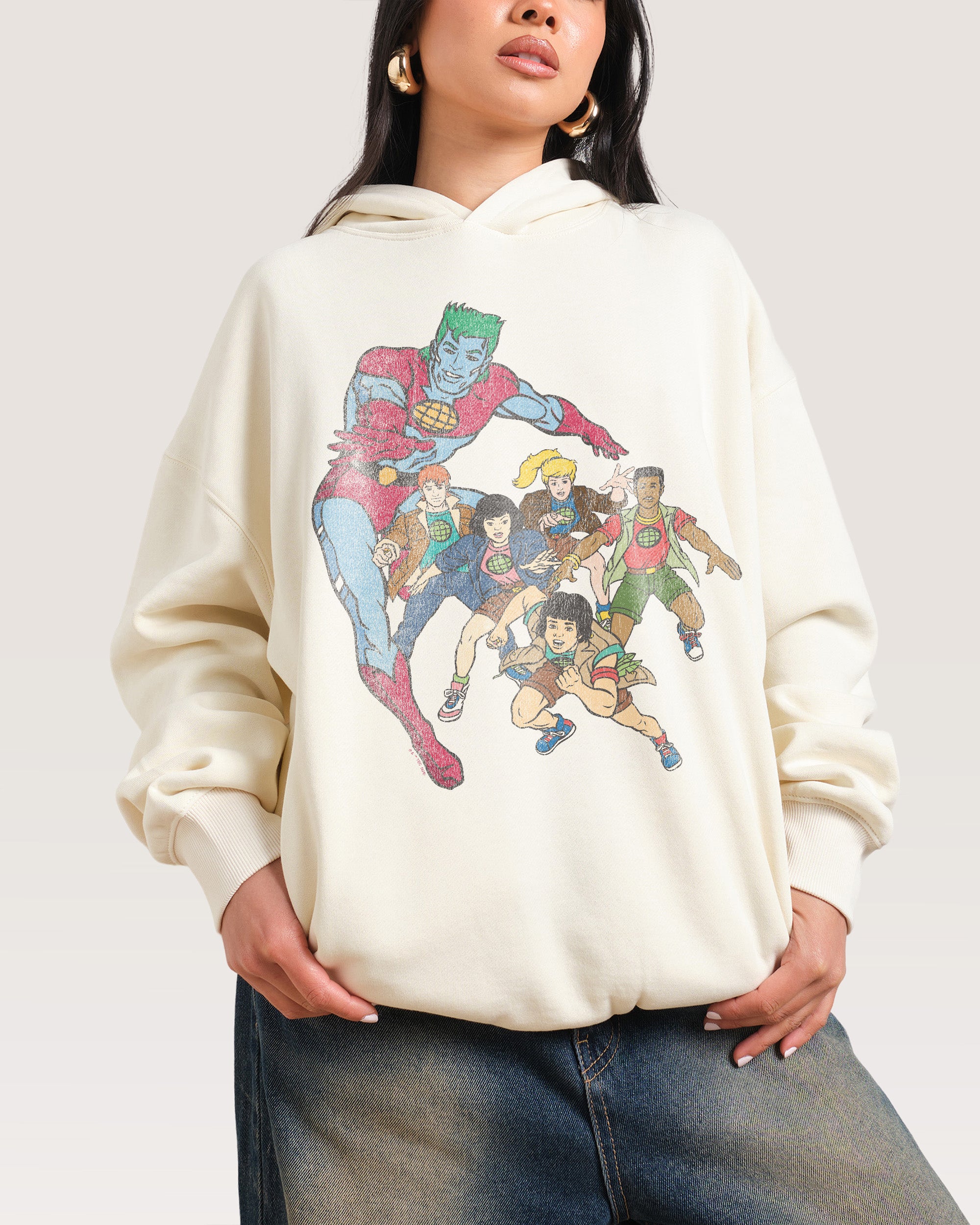 Vintage Captain Planet Natural Hoodie
