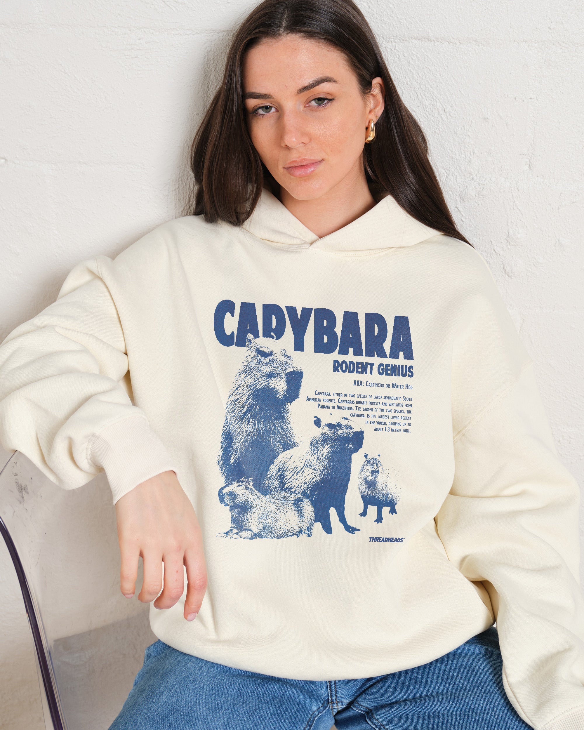 Capybara Rodent Genius Hoodie Australia Online