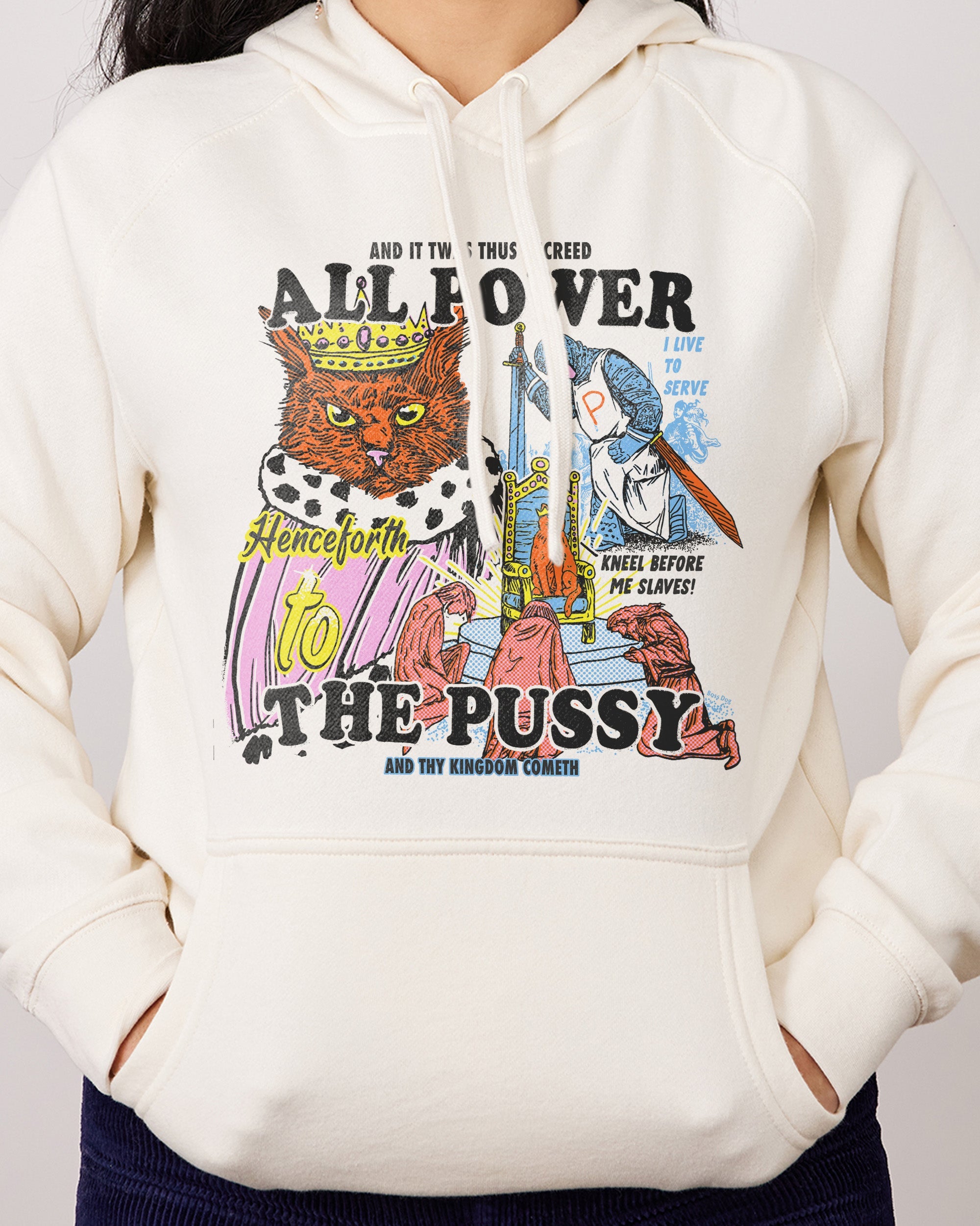 All Power To The Pussy Hoodie Australia Online Natural