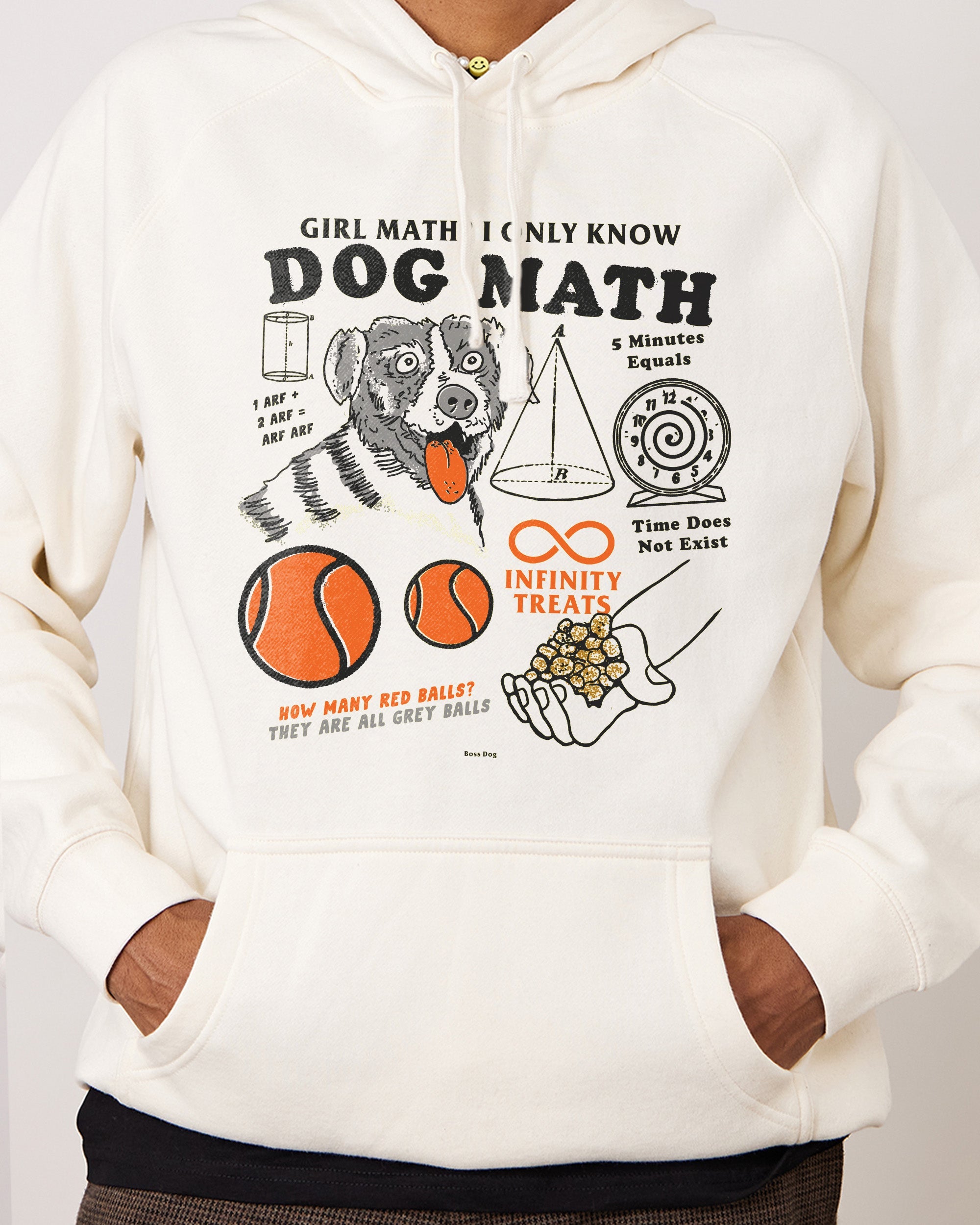 Dog Math Hoodie Australia Online Natural