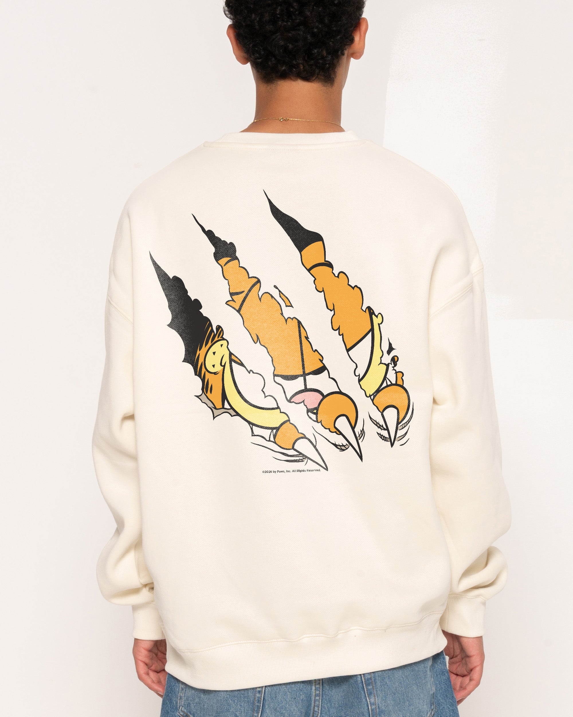 Peek a Boo Natural Sweatshirt