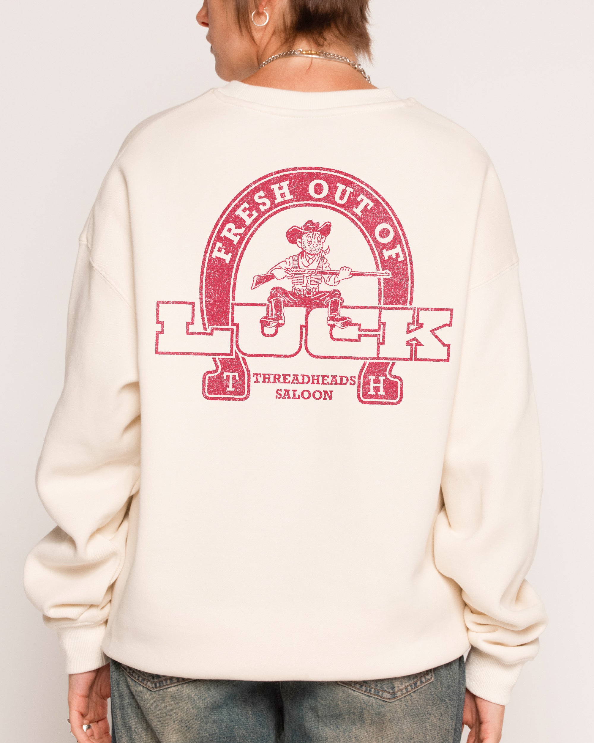 Fresh Out of Luck Natural Sweatshirt