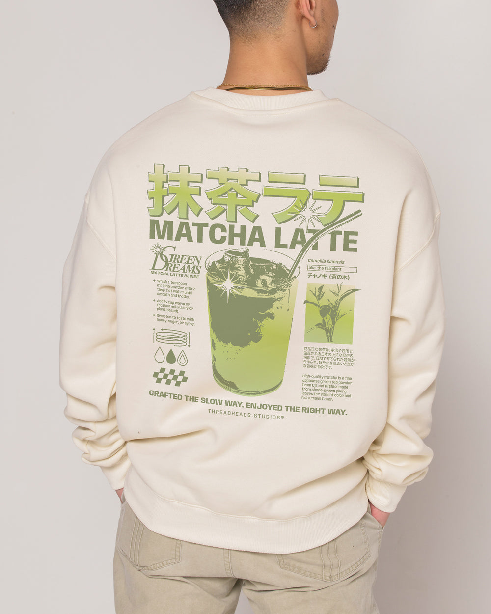 Matcha Latte Sweatshirt | Threadheads UK