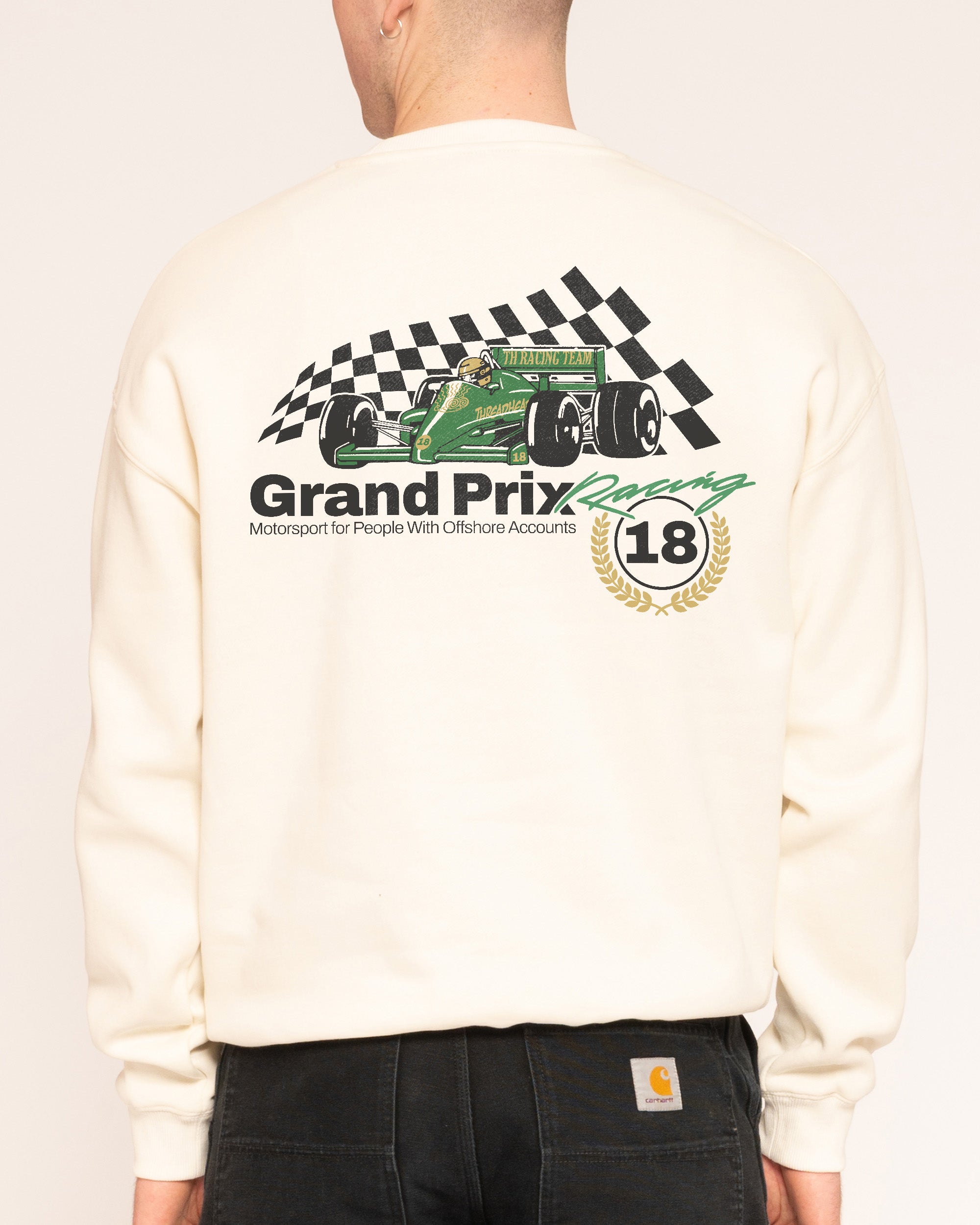 Grand Prix Racing Natural Sweatshirt