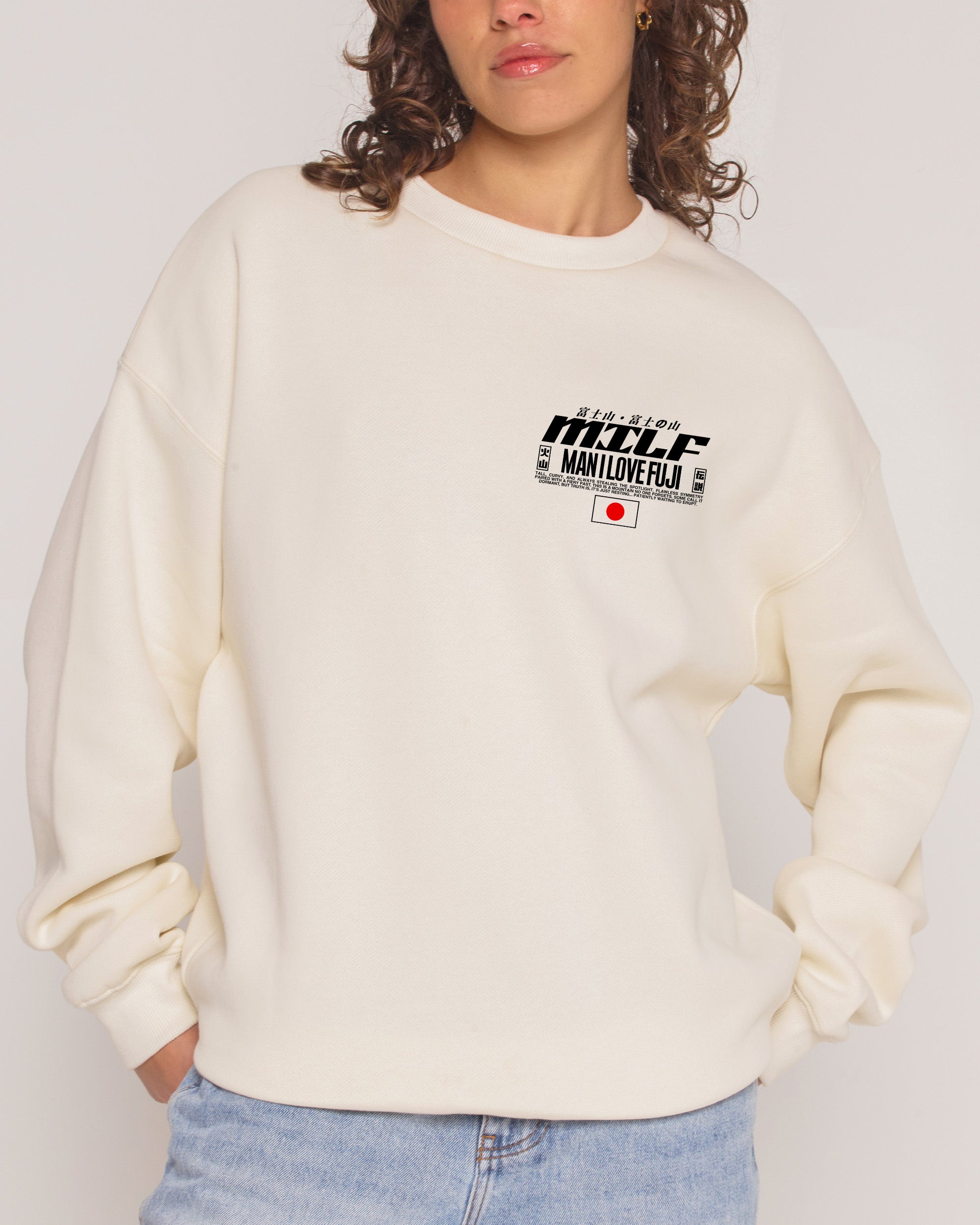 Milf Fuji Sweatshirt | Funny Graphic Sweatshirt | Threadheads USA