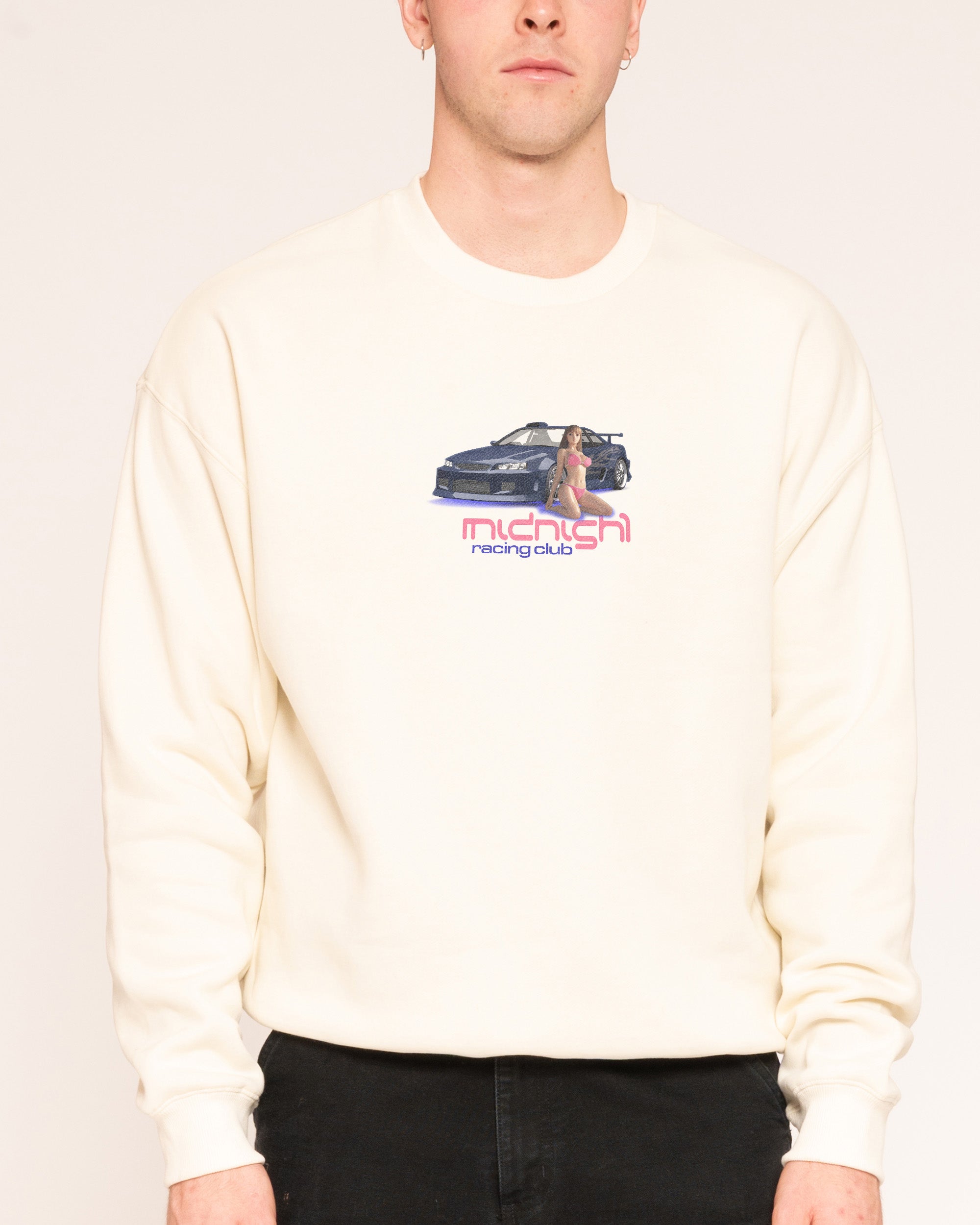 Midnight Racing Club Natural Sweatshirt