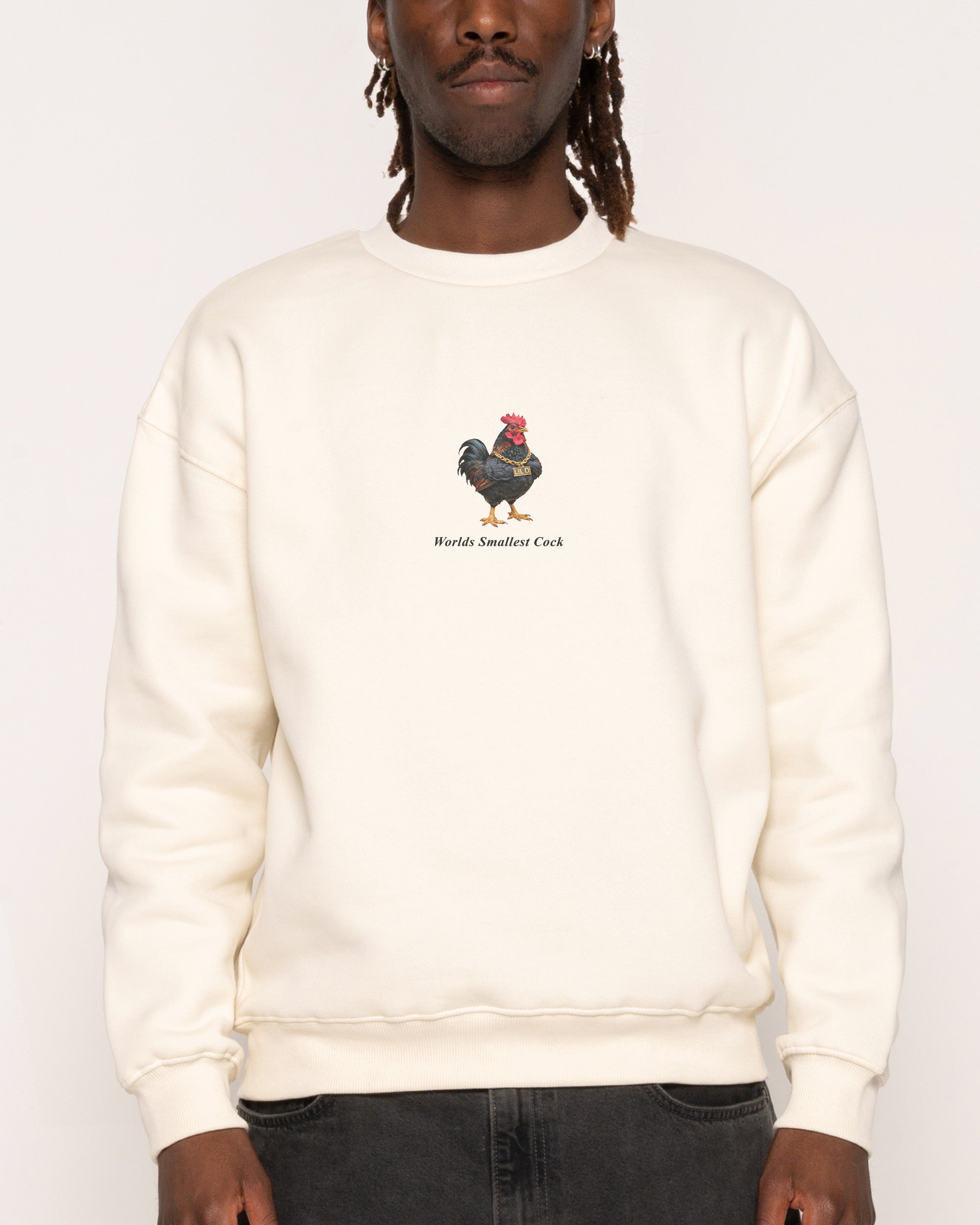 Worlds Smallest Cock Natural Sweatshirt