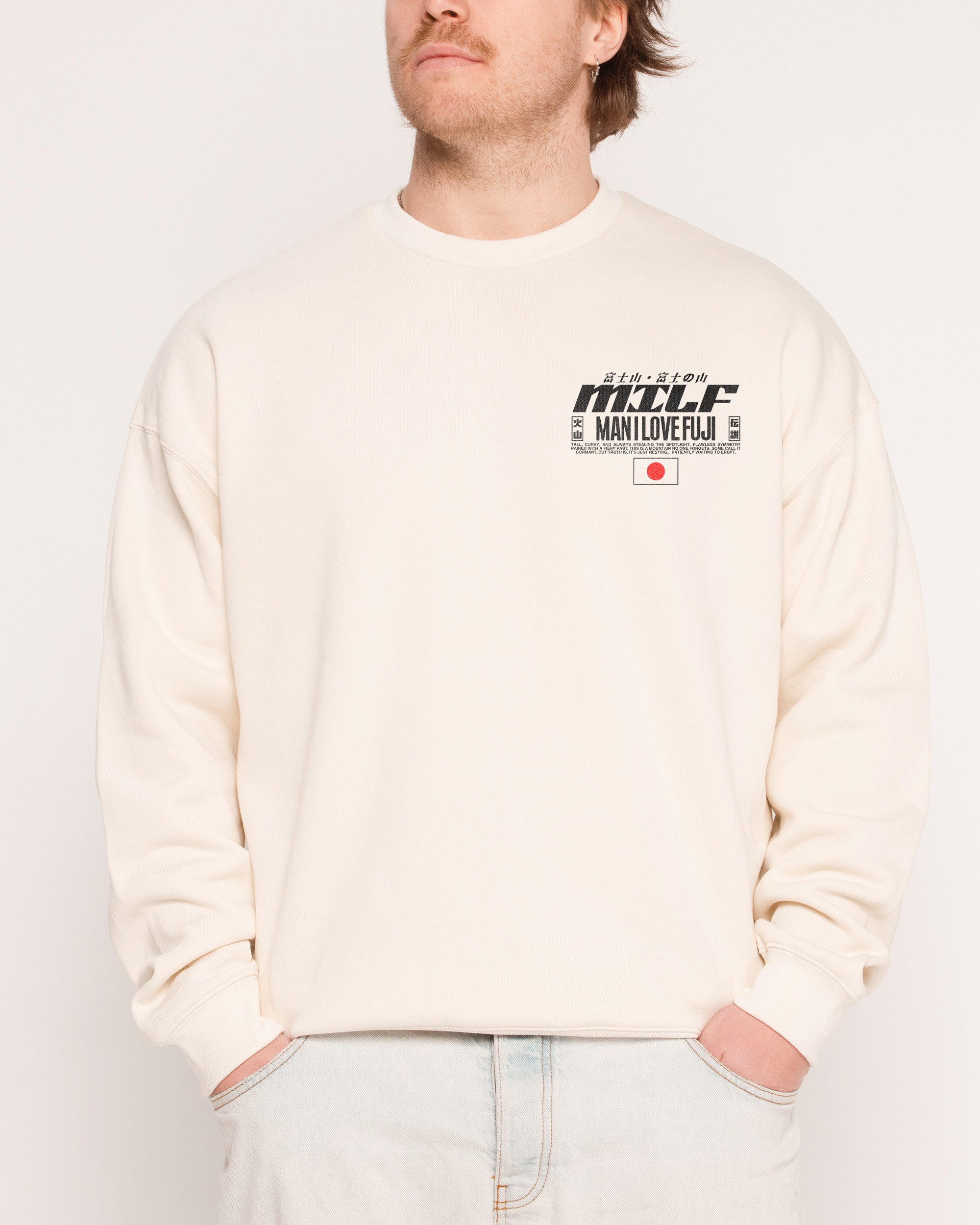 Milf Fuji Sweatshirt | Funny Graphic Sweatshirt | Threadheads USA