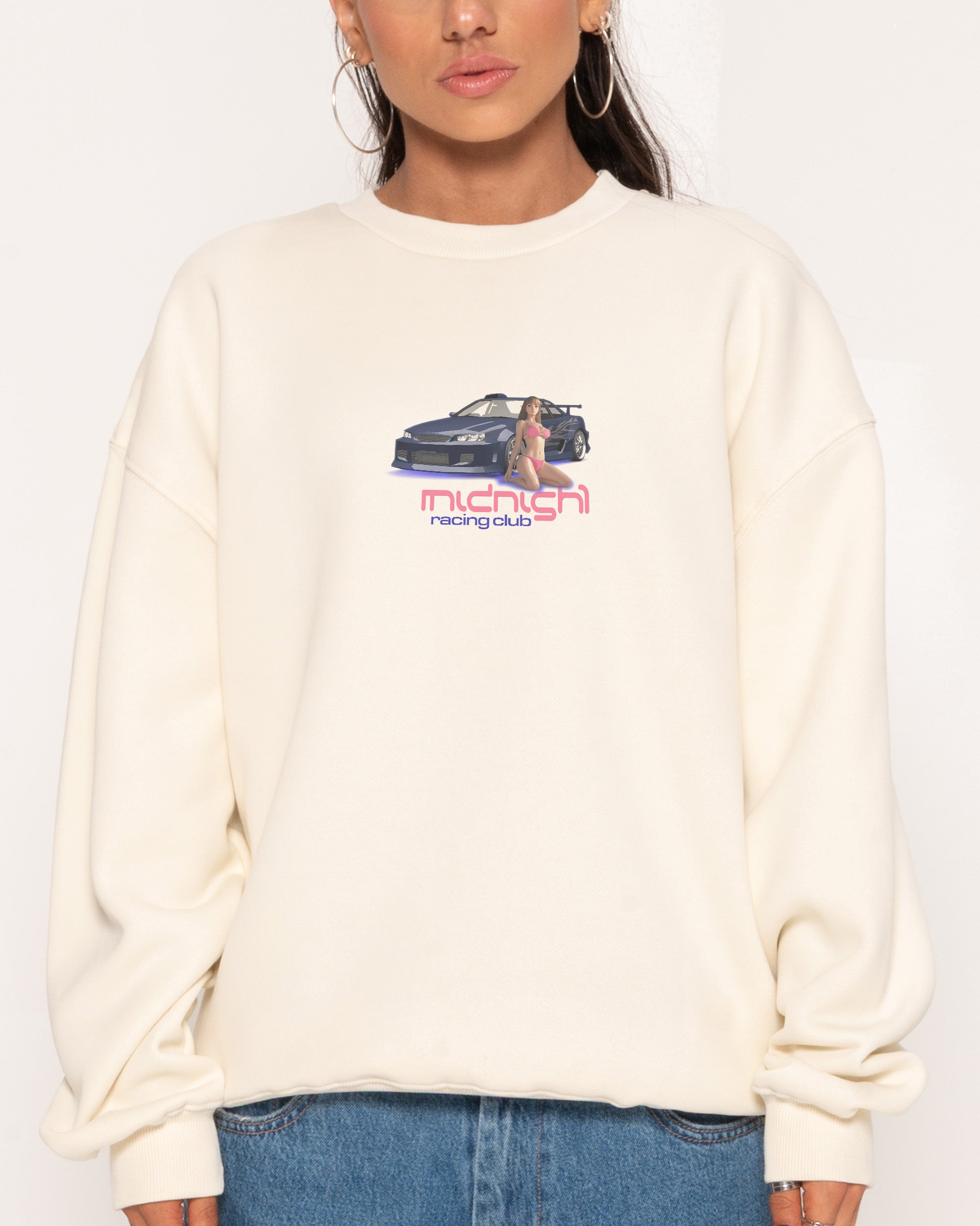 Midnight Racing Club Natural Sweatshirt