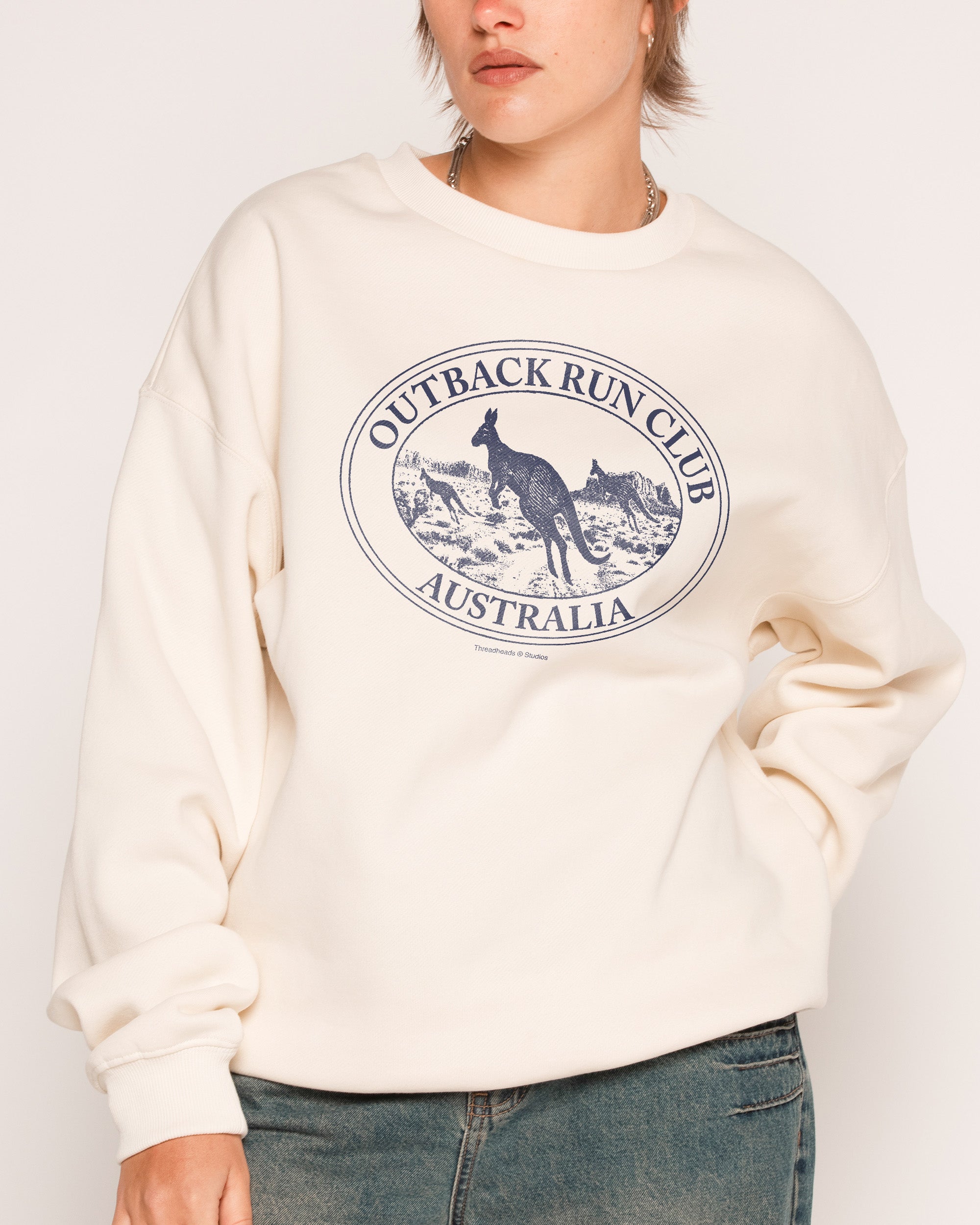 Kangaroo Outback Run Club Sweatshirt Australia Threadheads Online
