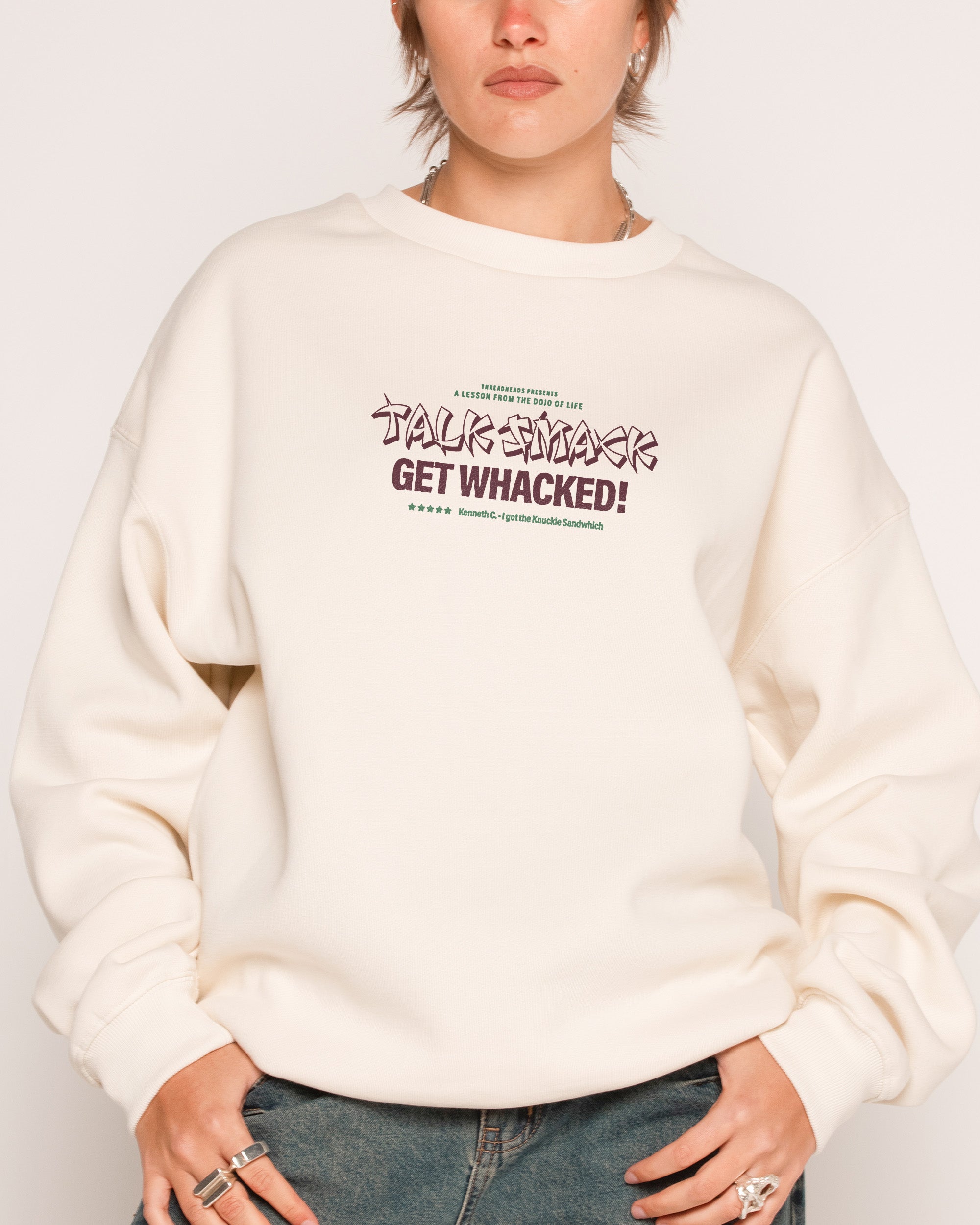 Talk Smack Natural Sweatshirt