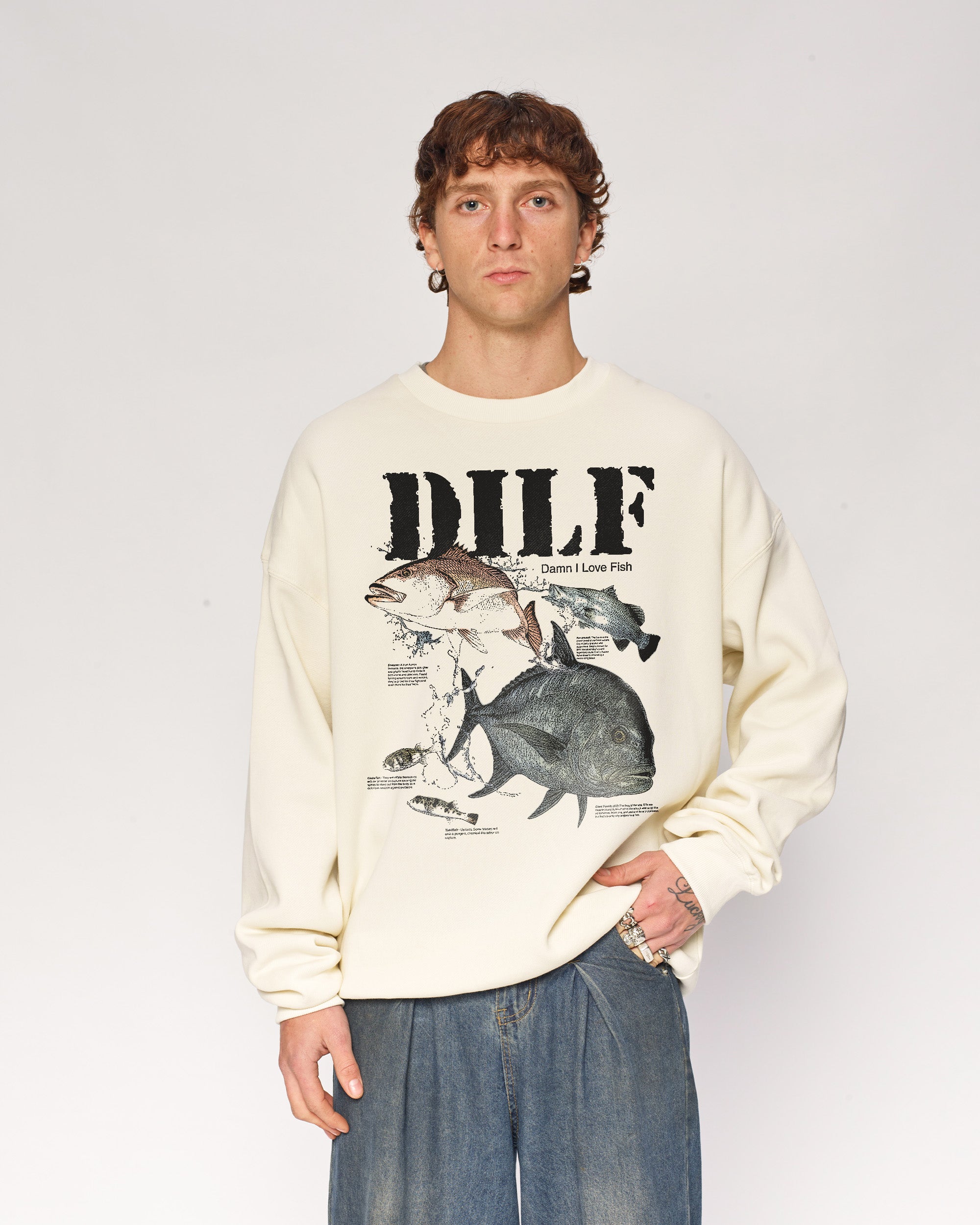Damn I Love Fish Sweatshirt Threadheads Australia Online