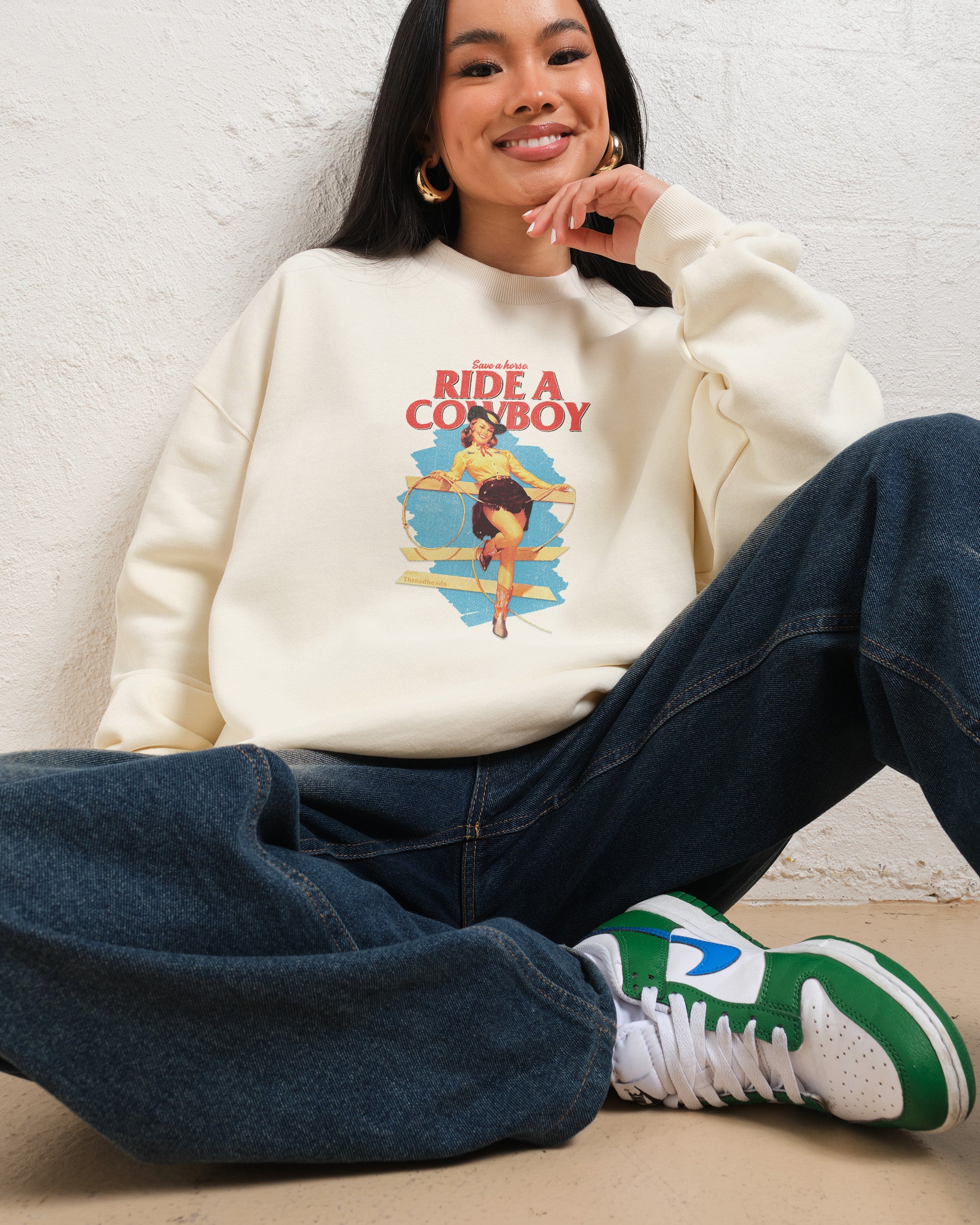 Save a Horse, Ride a Cowboy Sweatshirt Australia Online