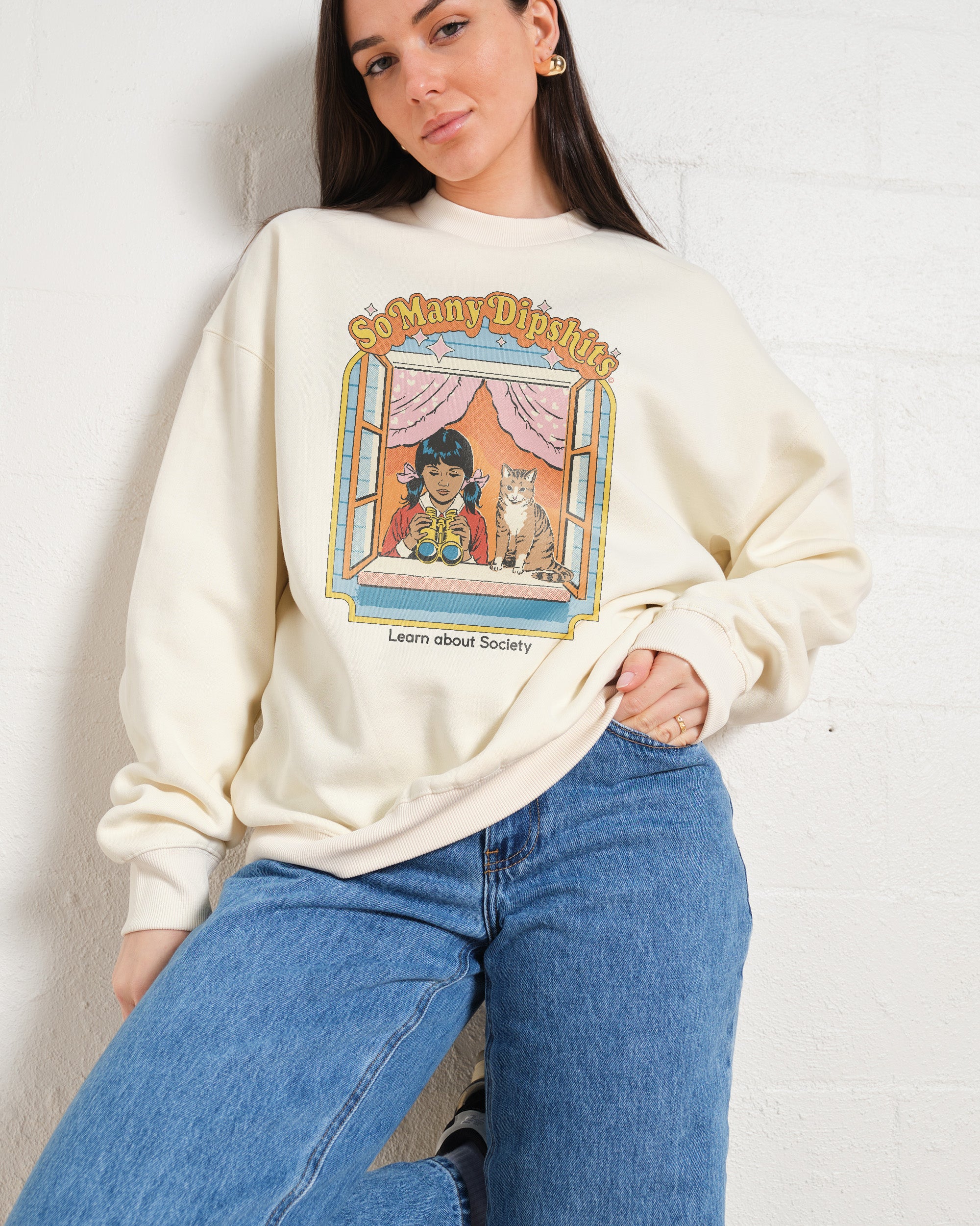 So Many Dipshits Sweatshirt Australia Online Natural