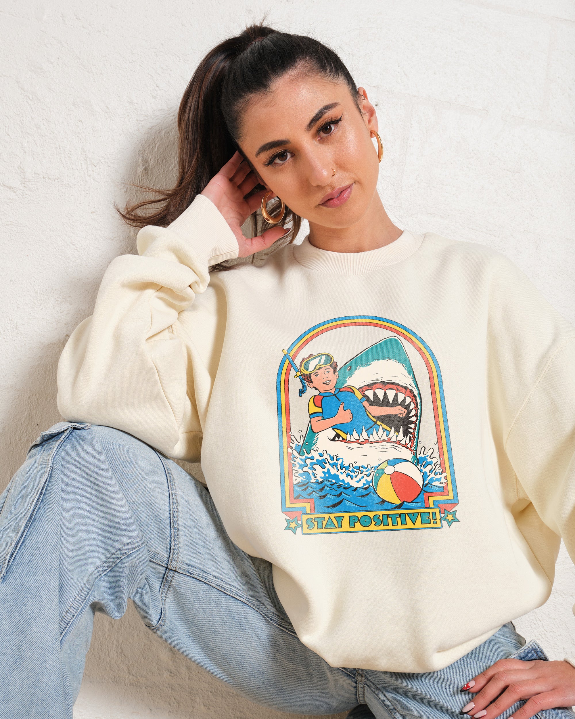 Stay Positive Sweatshirt Australia Online