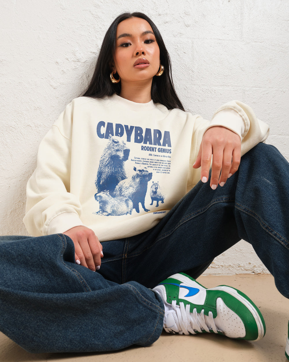 Gingersnaps Fincher Flyceratops Print Sweatshirt