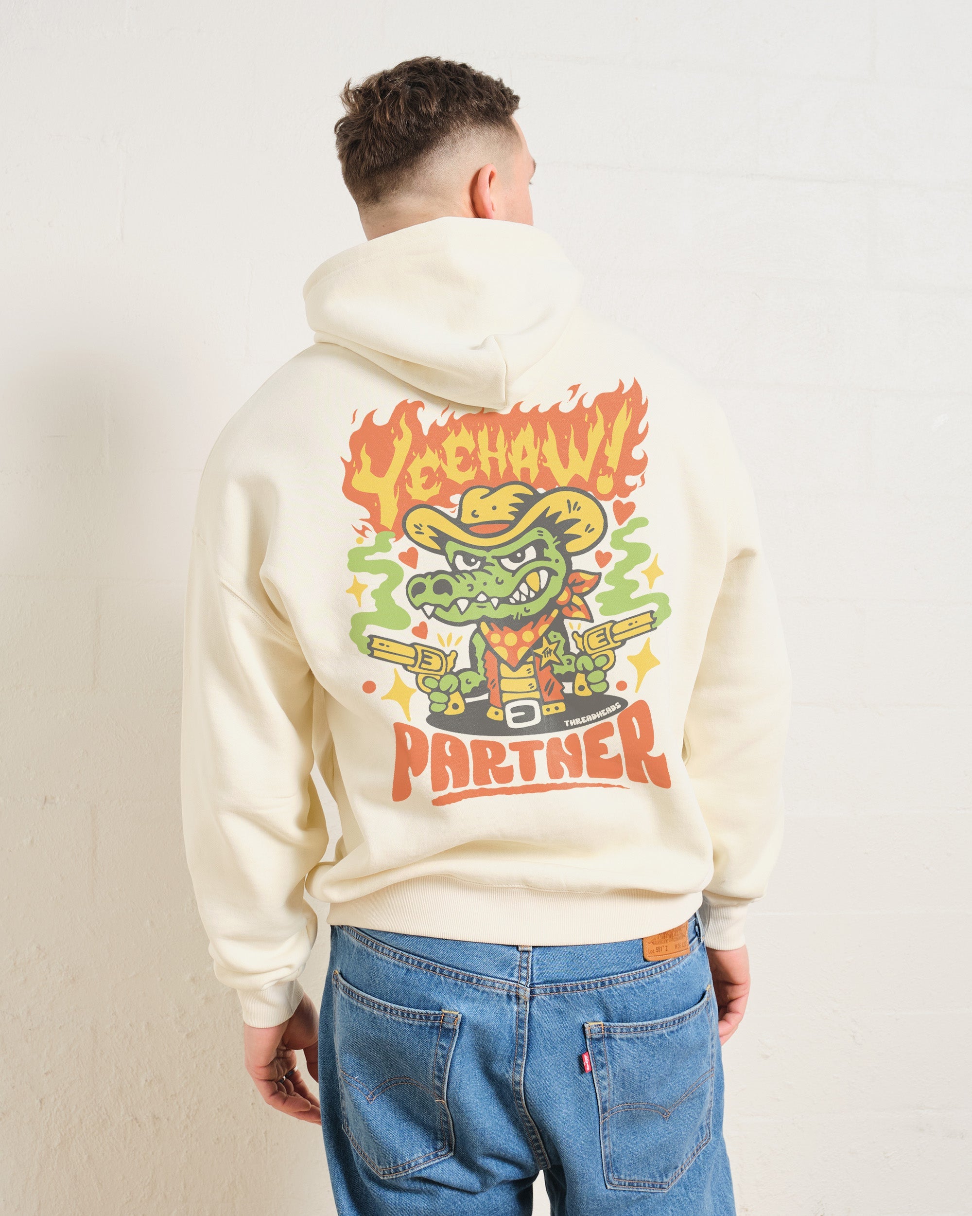 Yee Haw Crocodile Hoodie Australia Online Natural