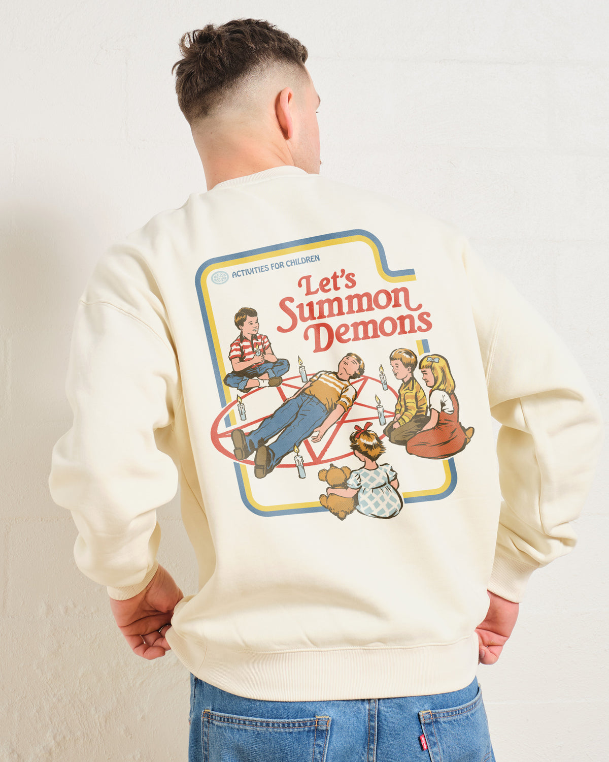 Let's Summon Demons Front and Back Sweatshirt | Designed by Steven Rhodes