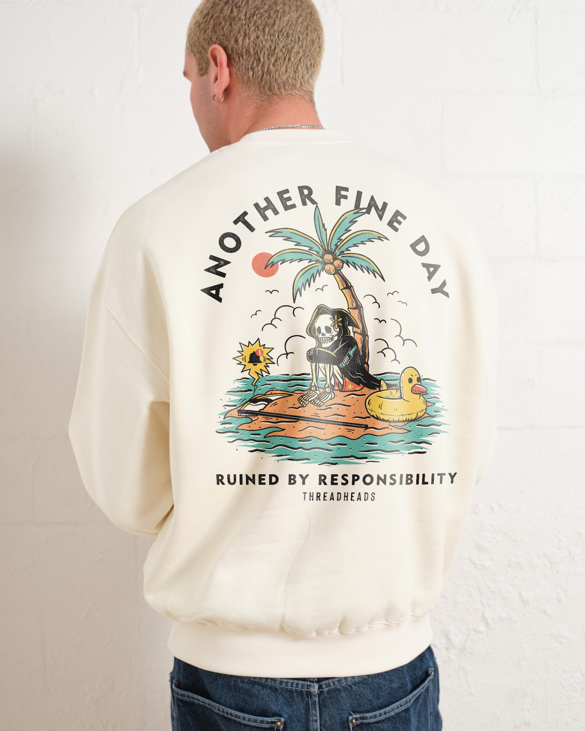 Another Fine Day Front and Back Sweatshirt Australia Online