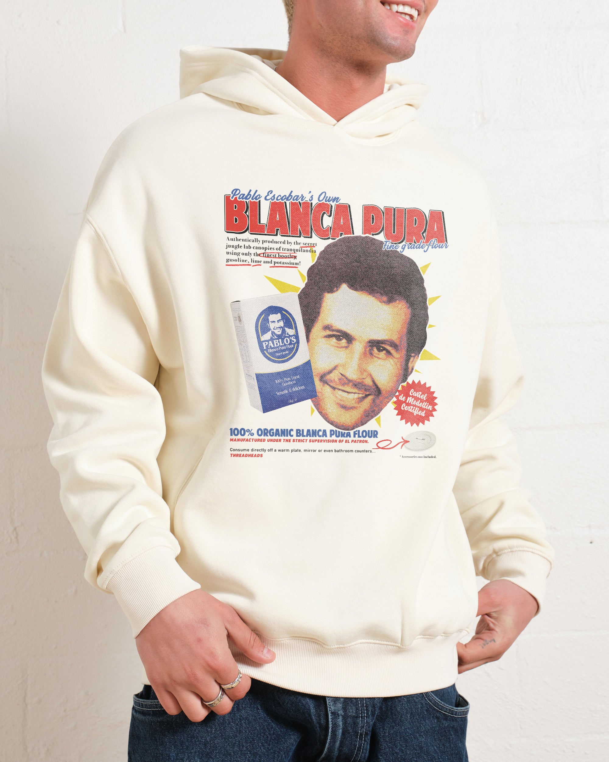 Pablo Escobar's Blanca Flour Hoodie Australia Online