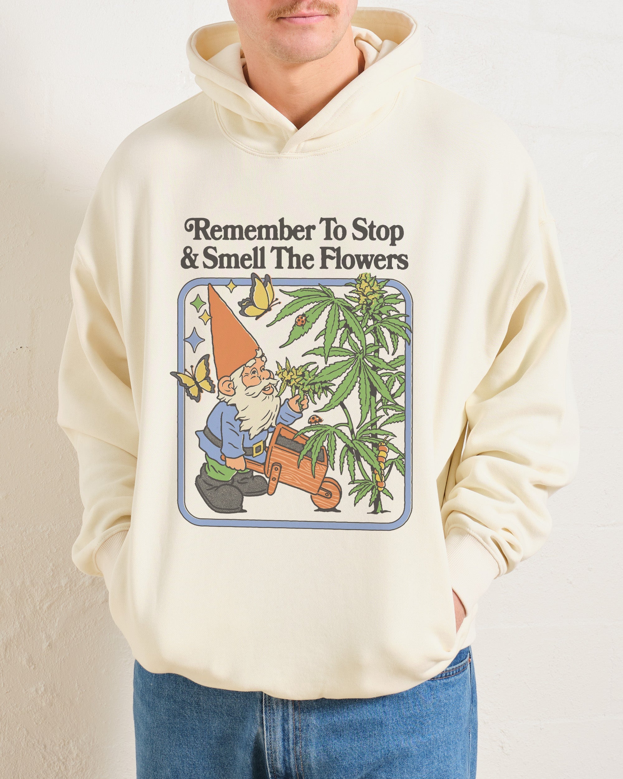 Smell The Flowers Hoodie Australia Online Natural