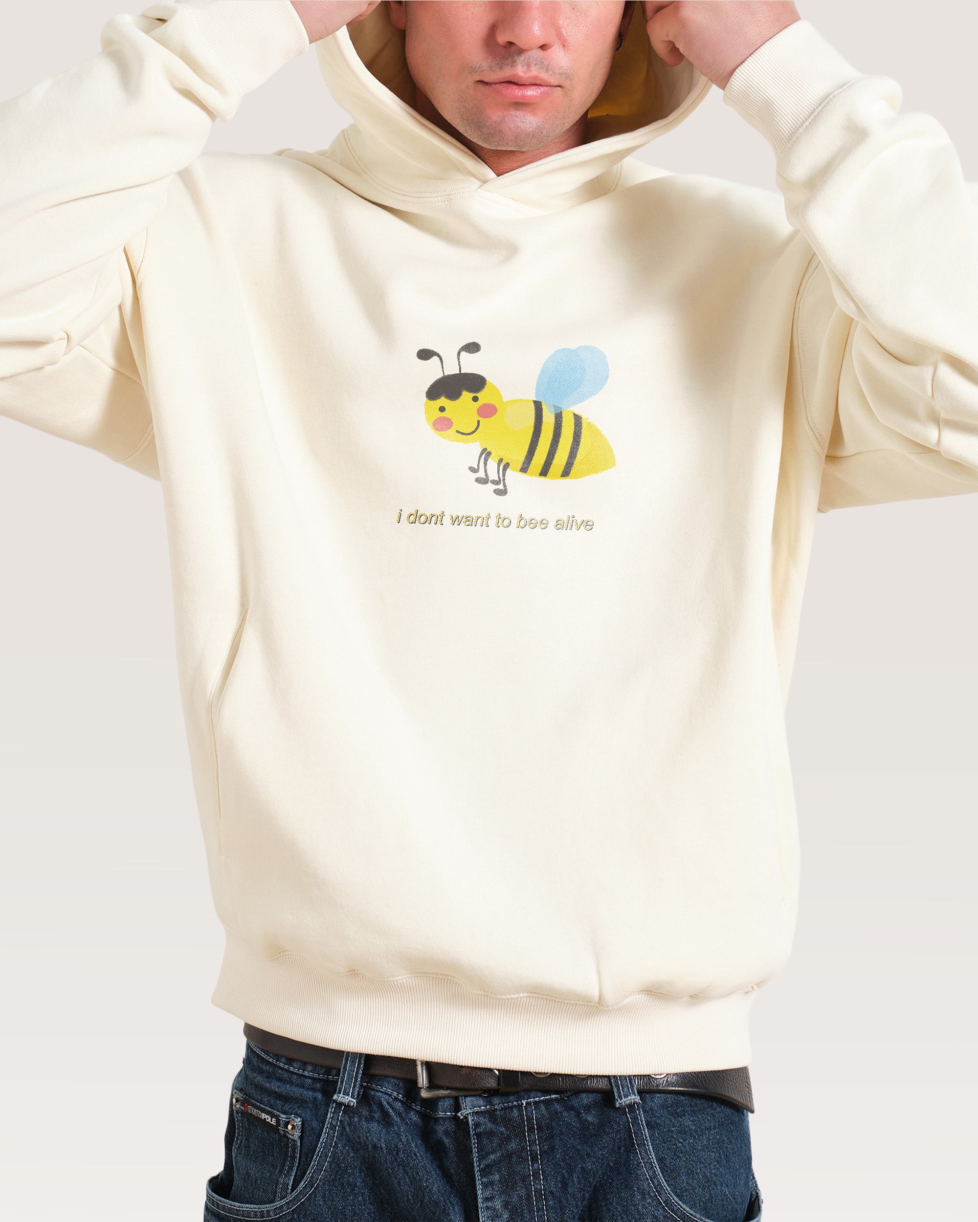 I Don't Want to Natural Hoodie