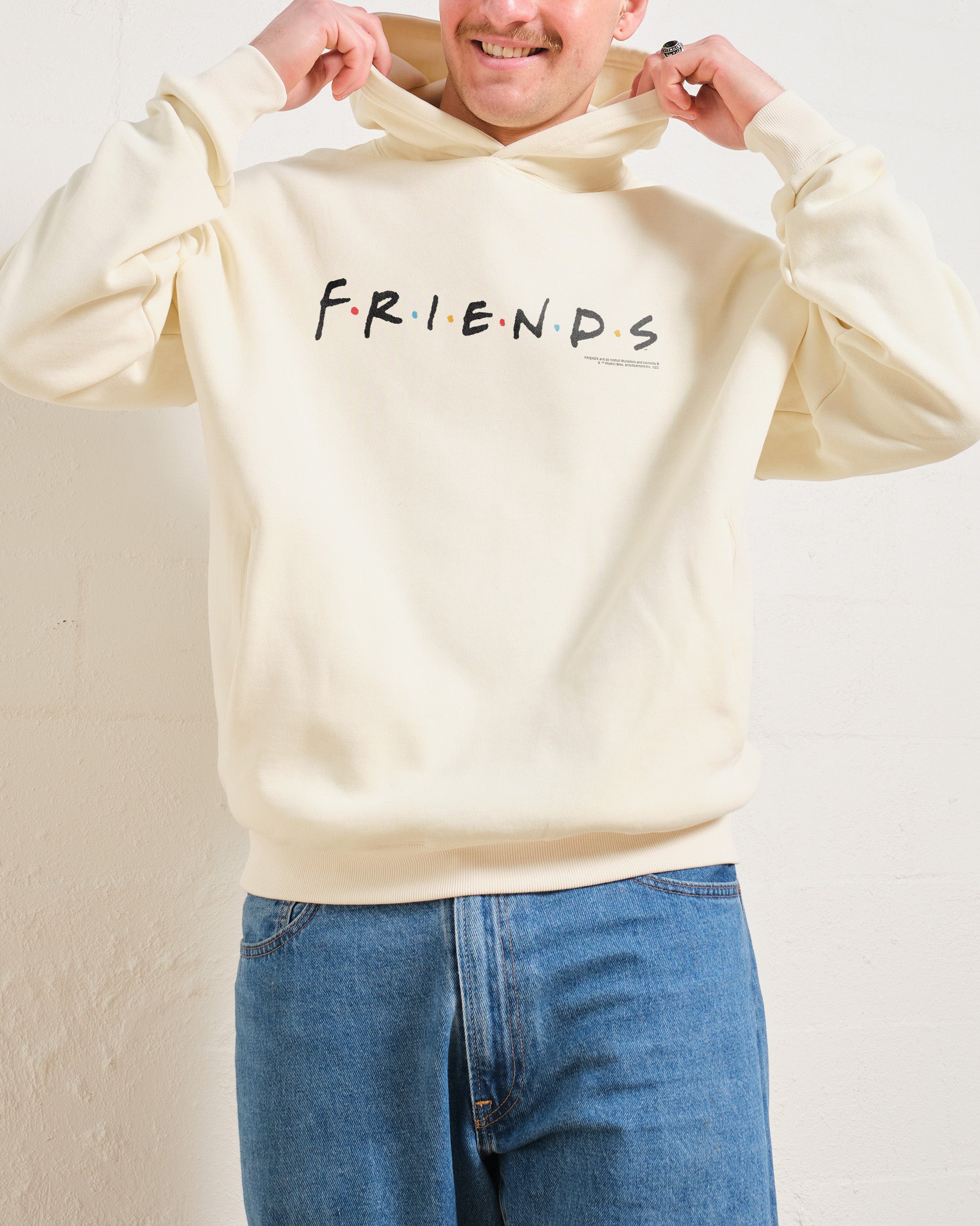 Friends Logo Hoodie Black XS