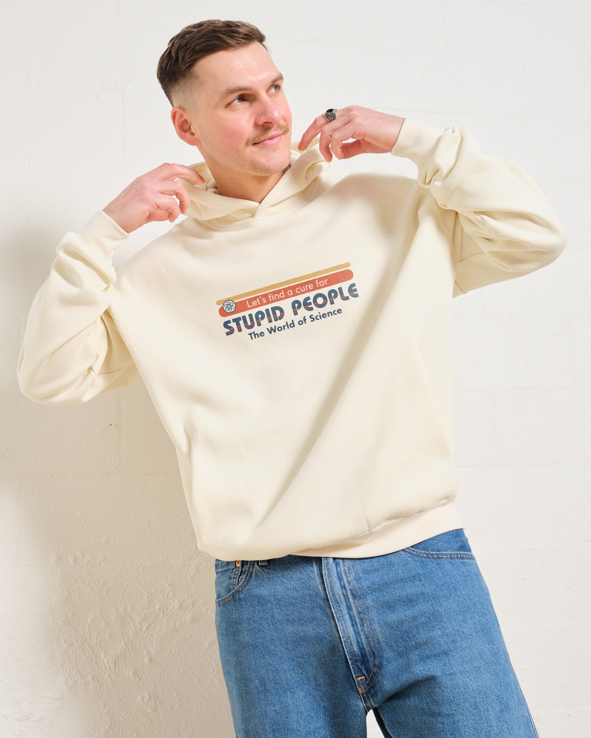 Let's Find a Cure for Stupid People Front and Back Hoodie Australia Online