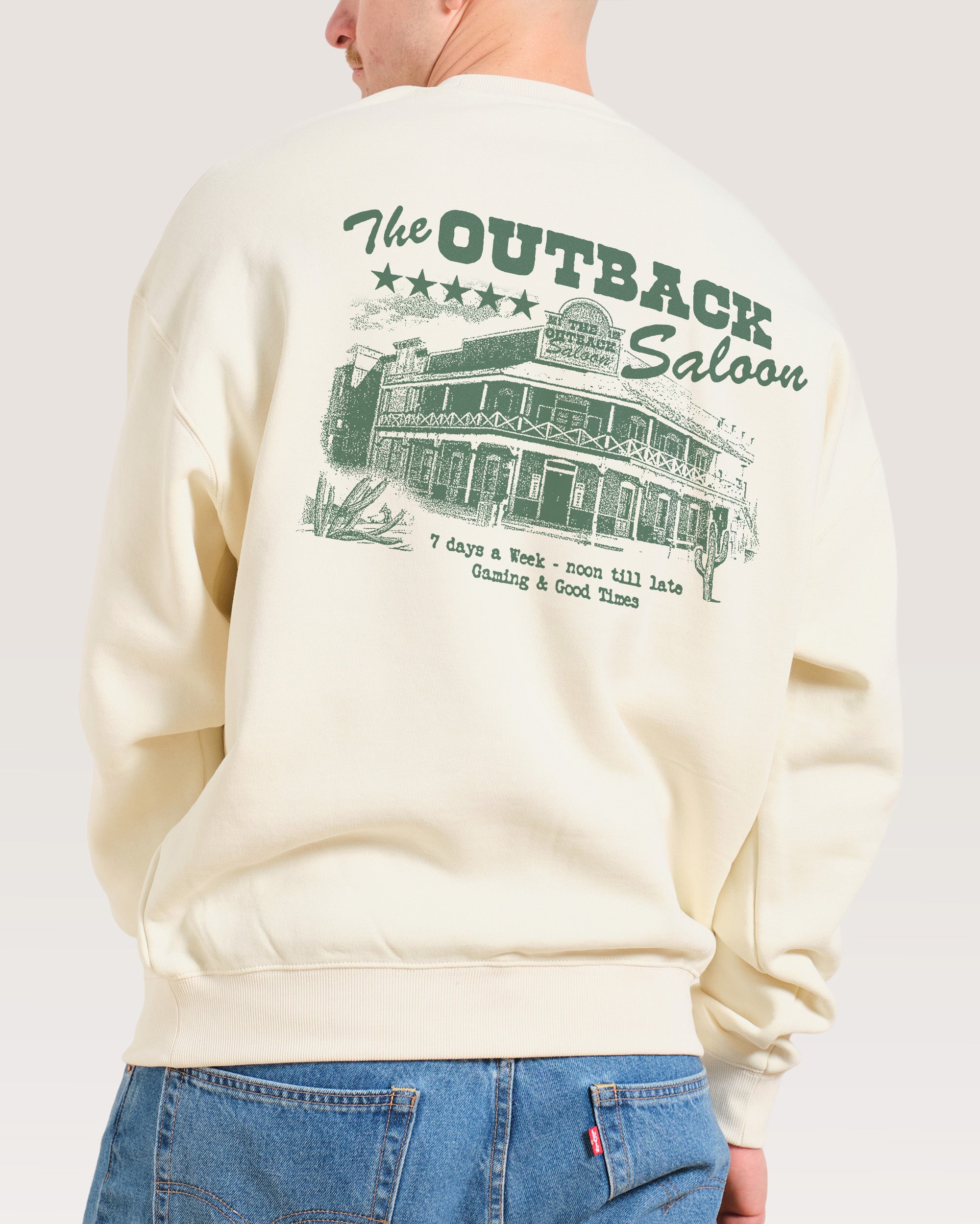 Outback Saloon Hoodie Australia Threadheads Online