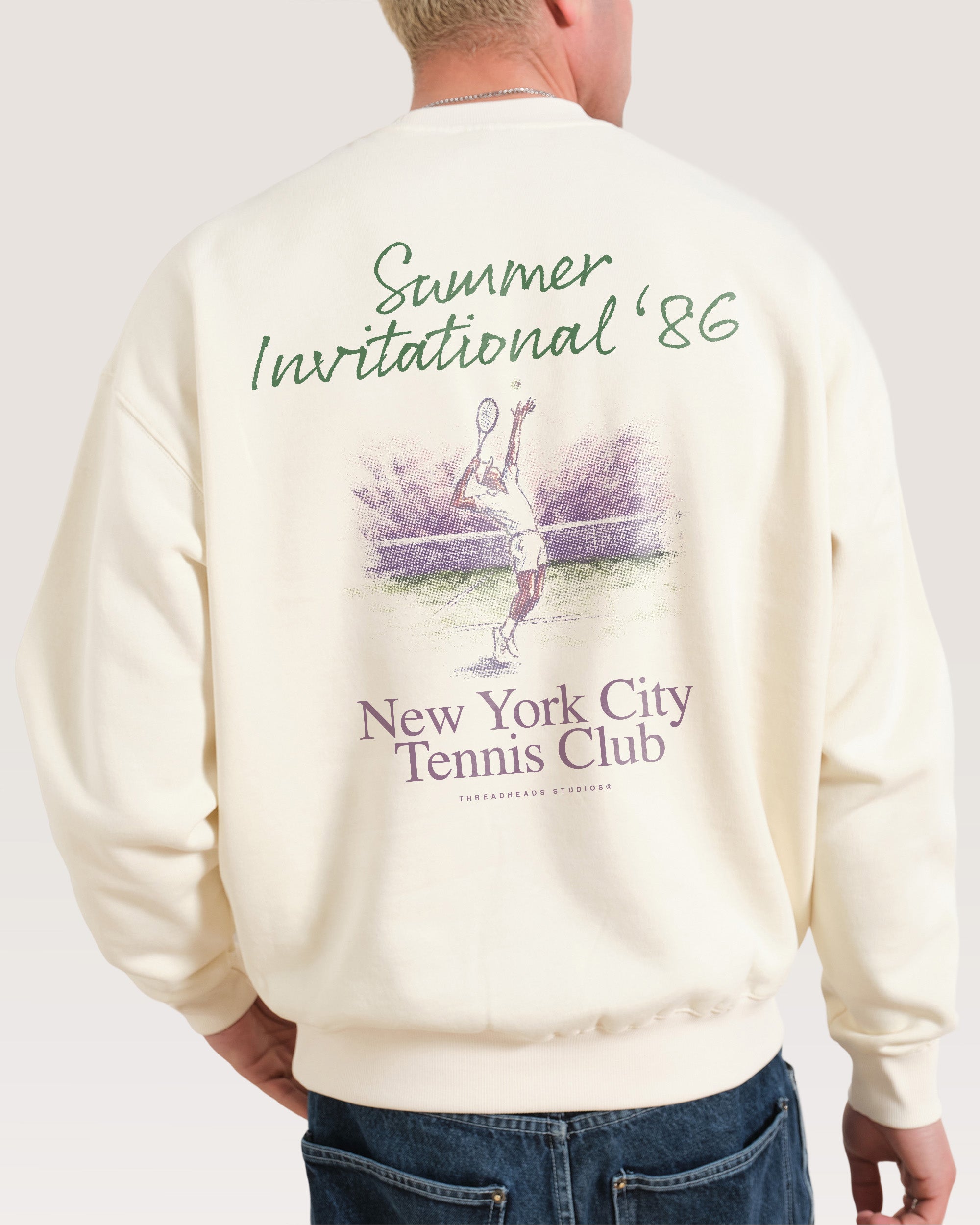 NYC Tennis Club Natural Sweatshirt