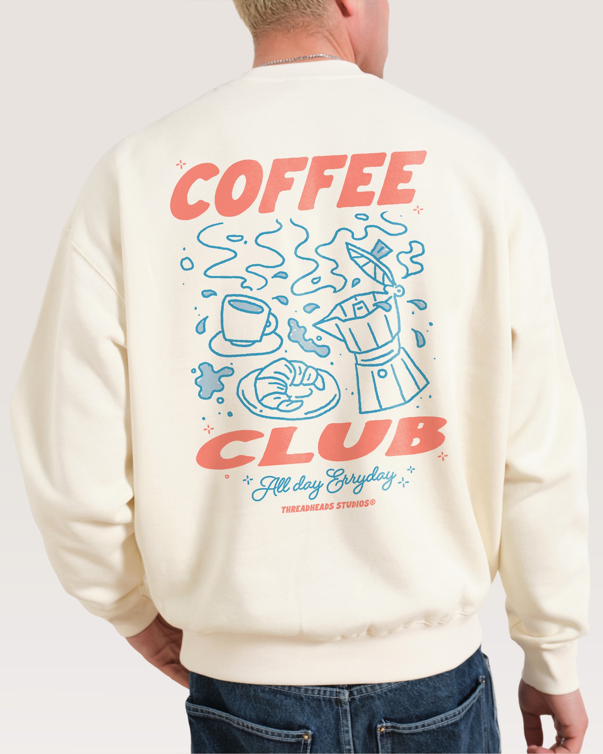 Coffee Club Natural Sweatshirt