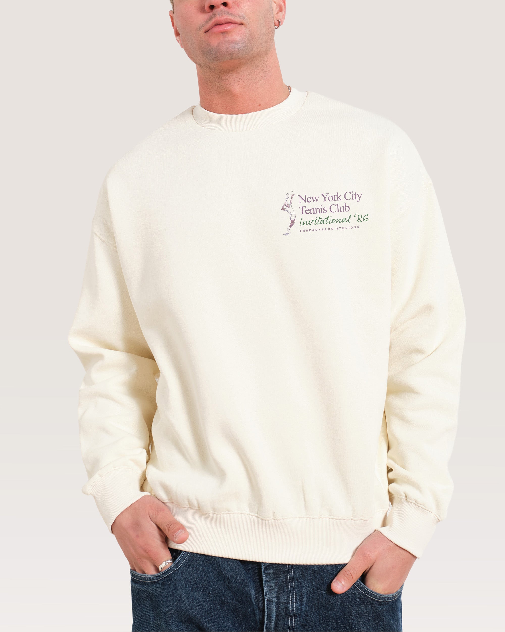 NYC Tennis Club Natural Sweatshirt