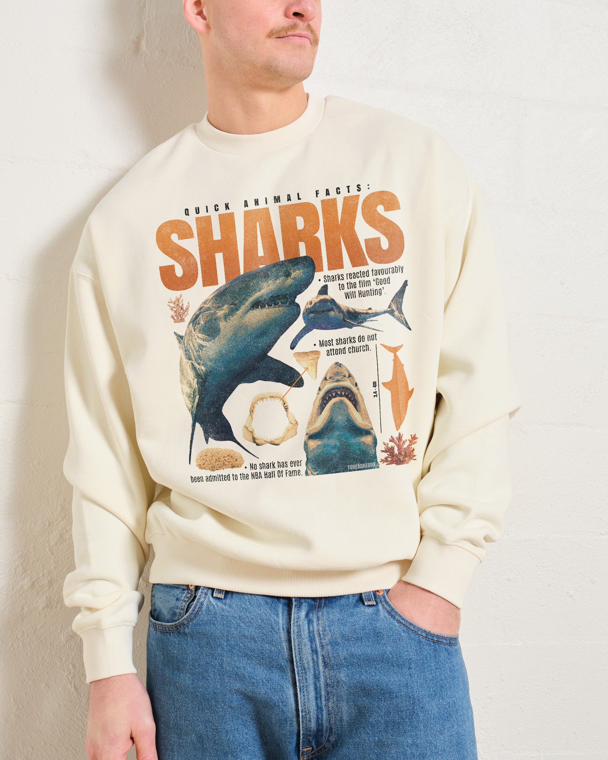 Quick Animal Facts - Sharks Sweatshirt Australia Online Threadheads