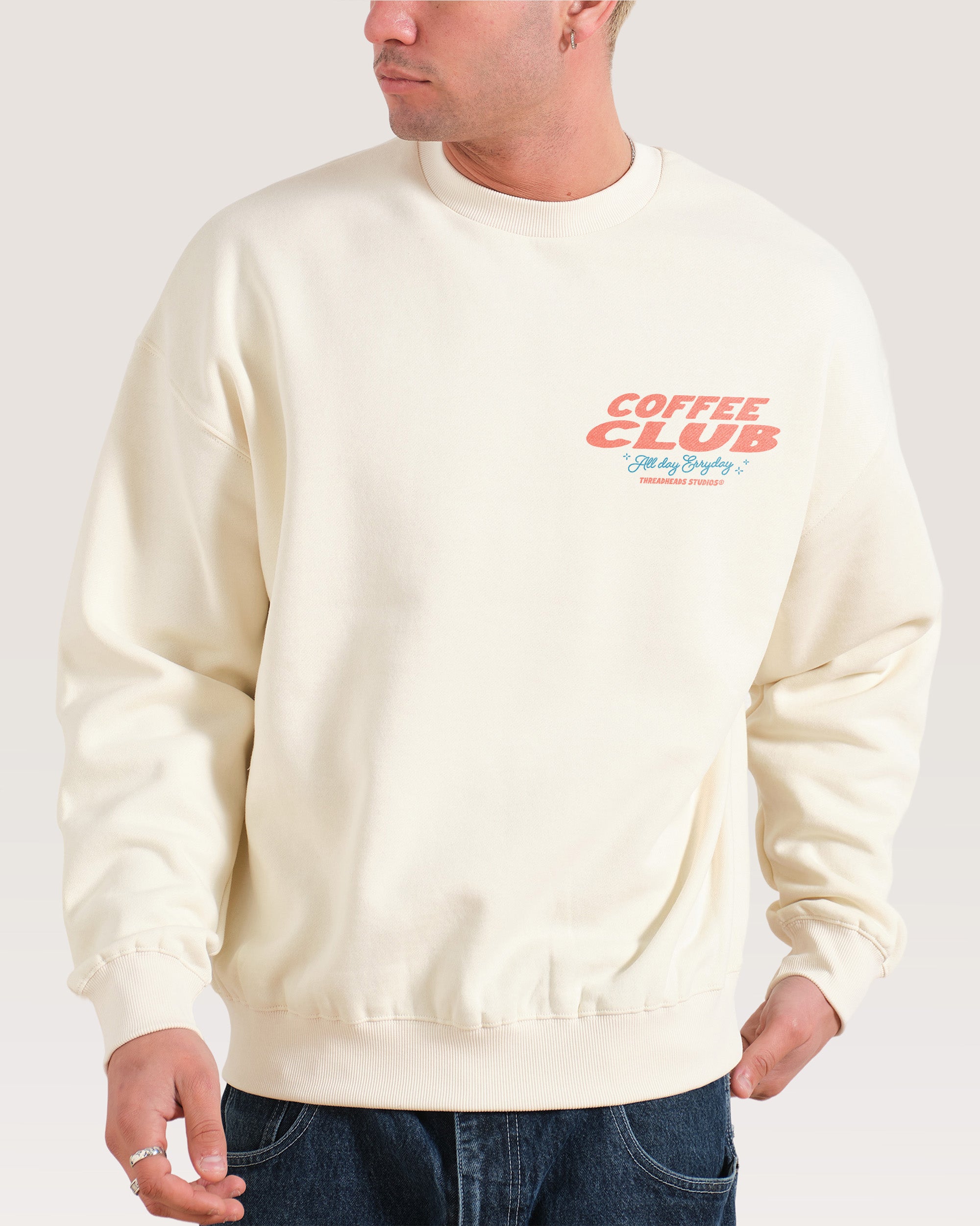 Coffee Club Natural Sweatshirt