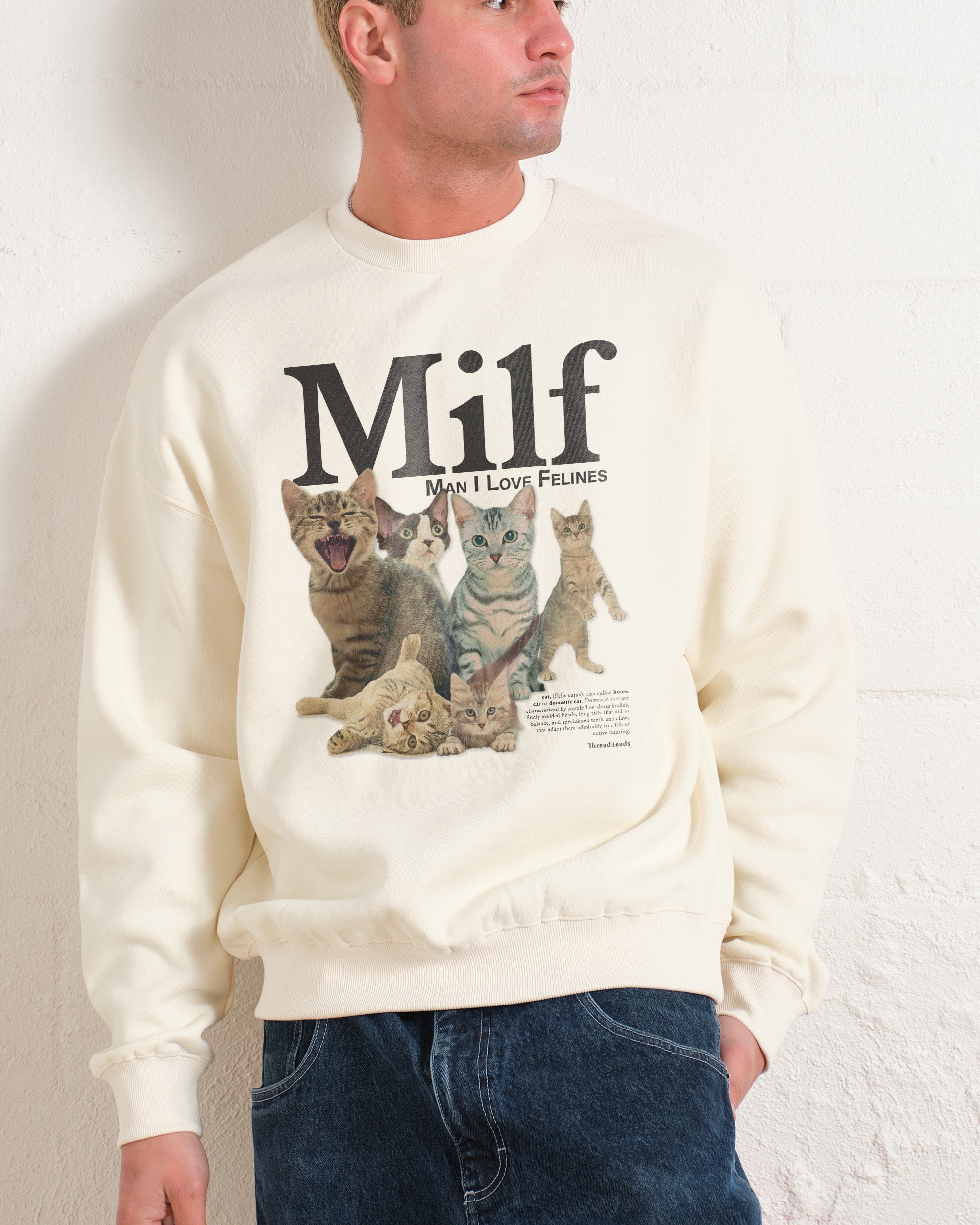 Cat sweatshirts for humans sale