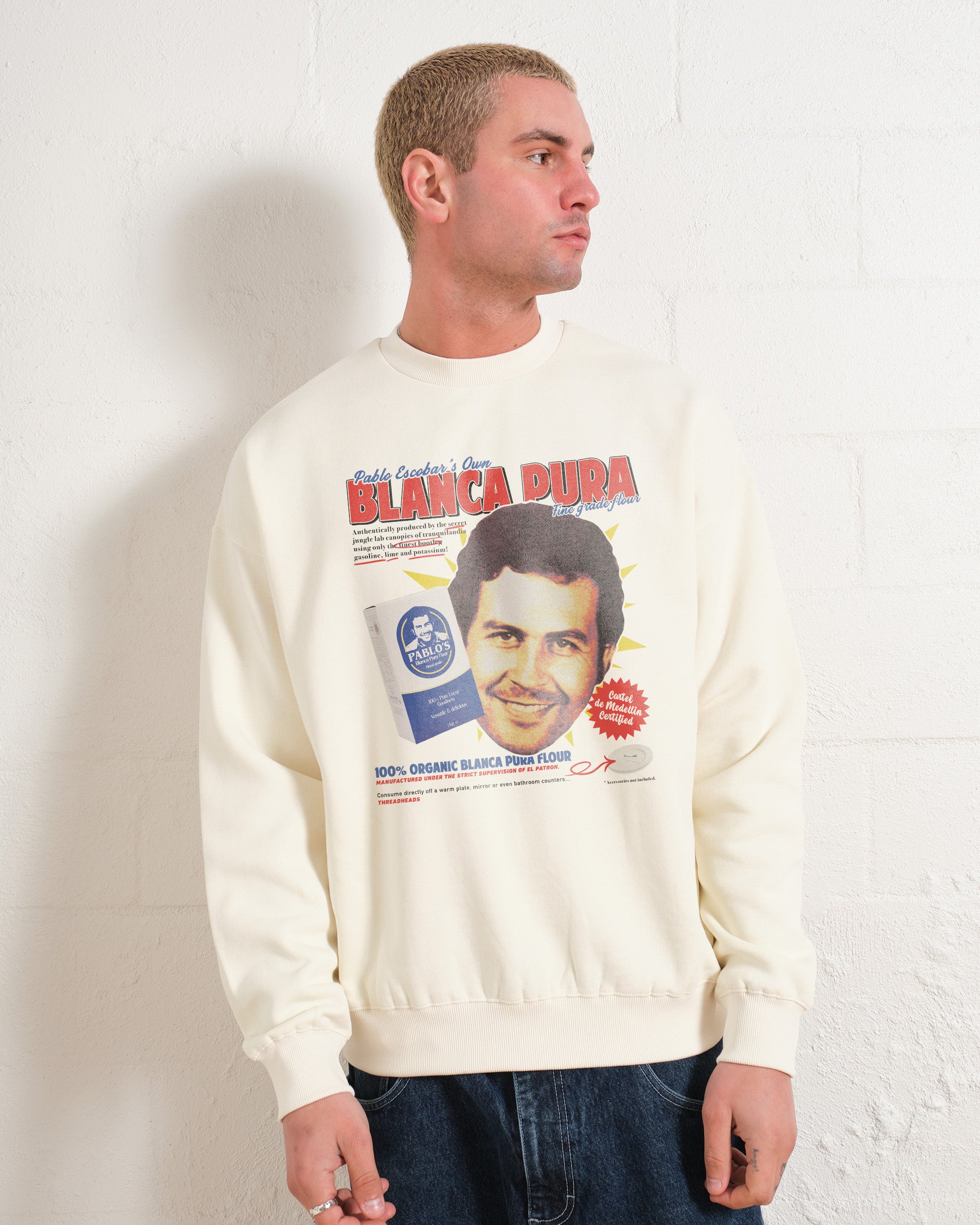 Pablo Escobar's Blanca Flour Sweatshirt Australia Online