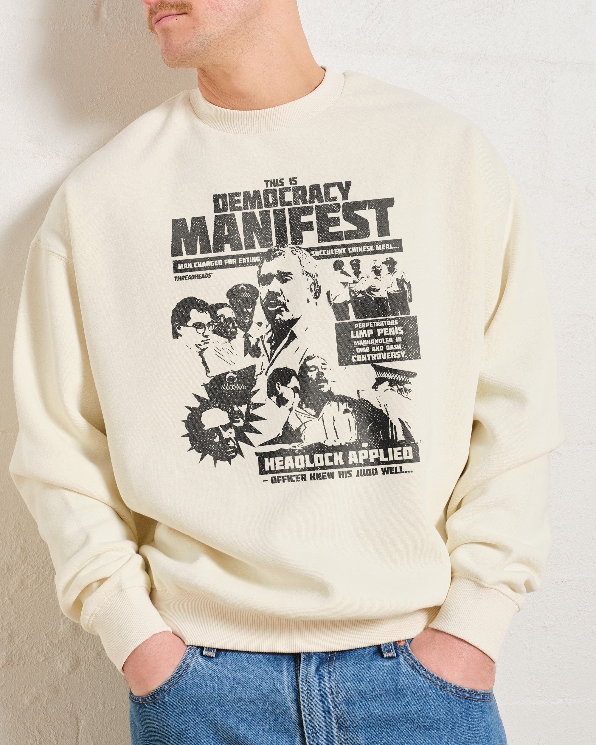 Democracy Manifest: Tabloid Edition Sweatshirt Australia Online