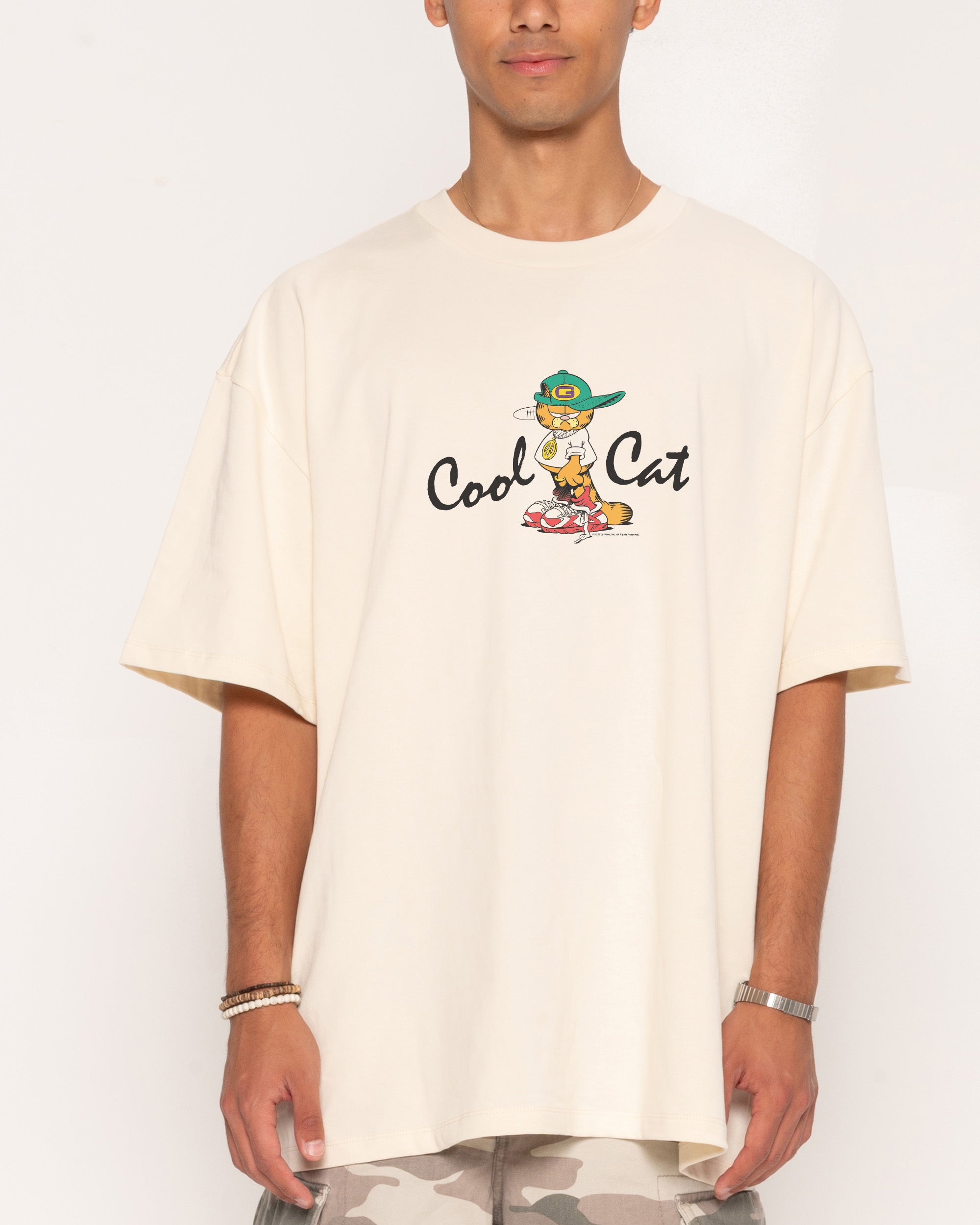 Garfield the G Natural Oversized Tee