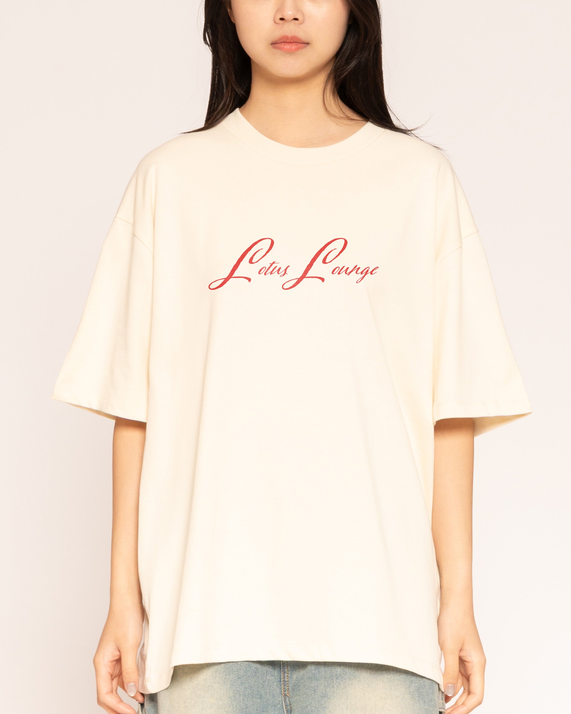 Lotus Lounge Natural Oversized Tee
