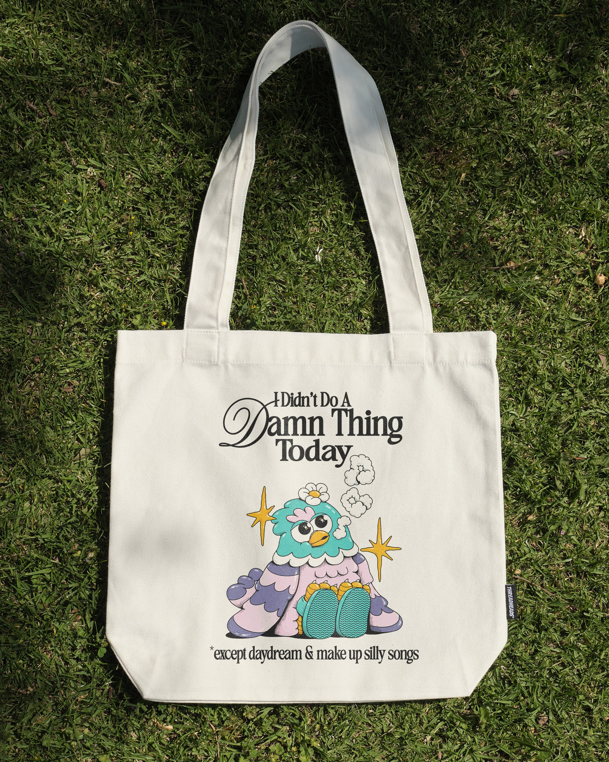 I Didn't Do a Damn Thing Today Tote Bag Australia Online Natural