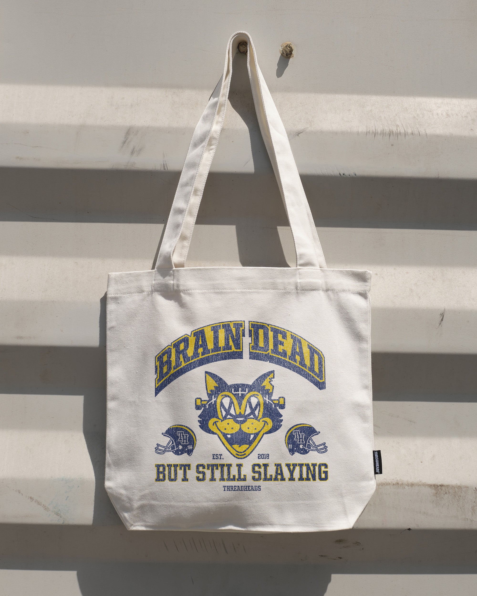 Brain Dead Cat Tote Bag